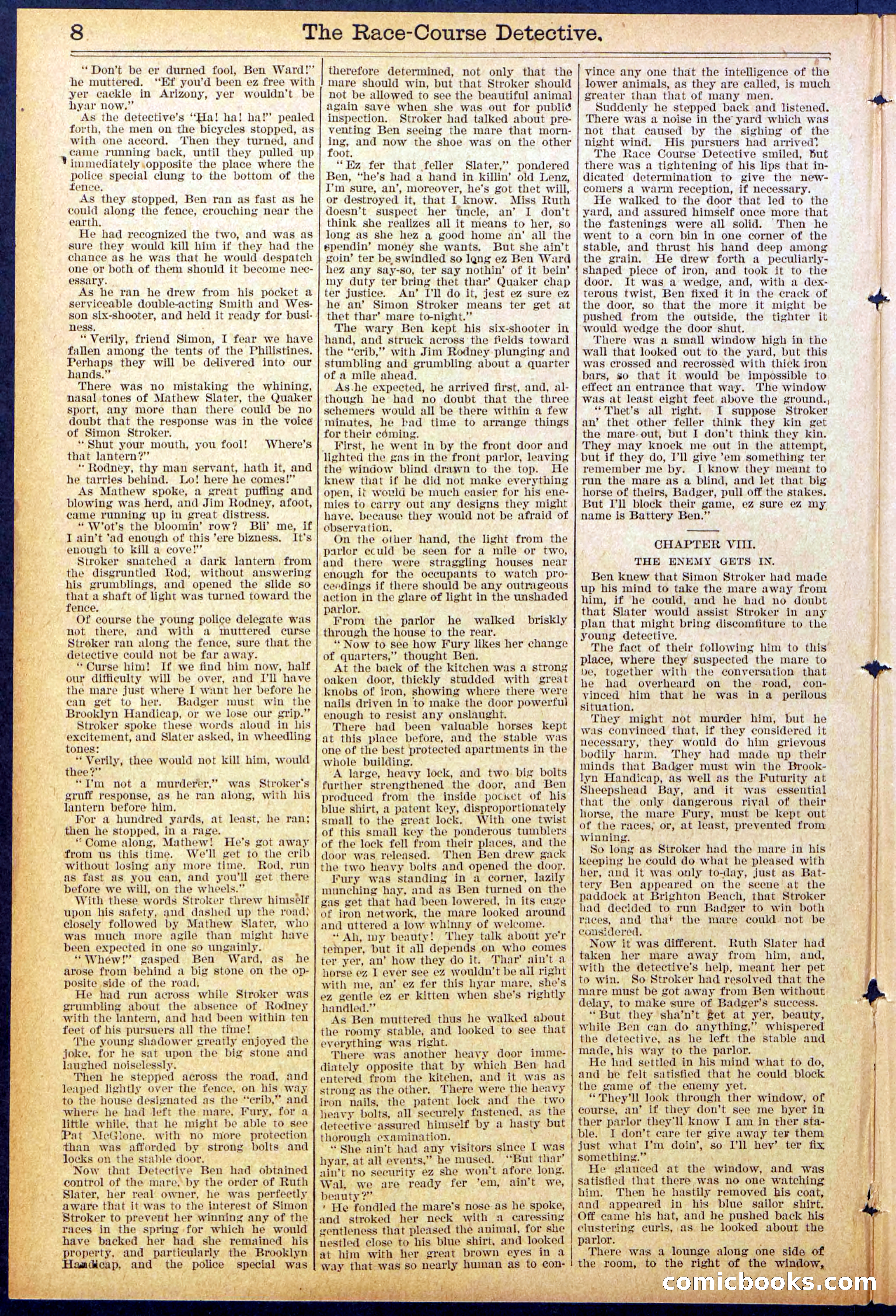 Beadle's Dime Library No. 868 — page 8 of 32