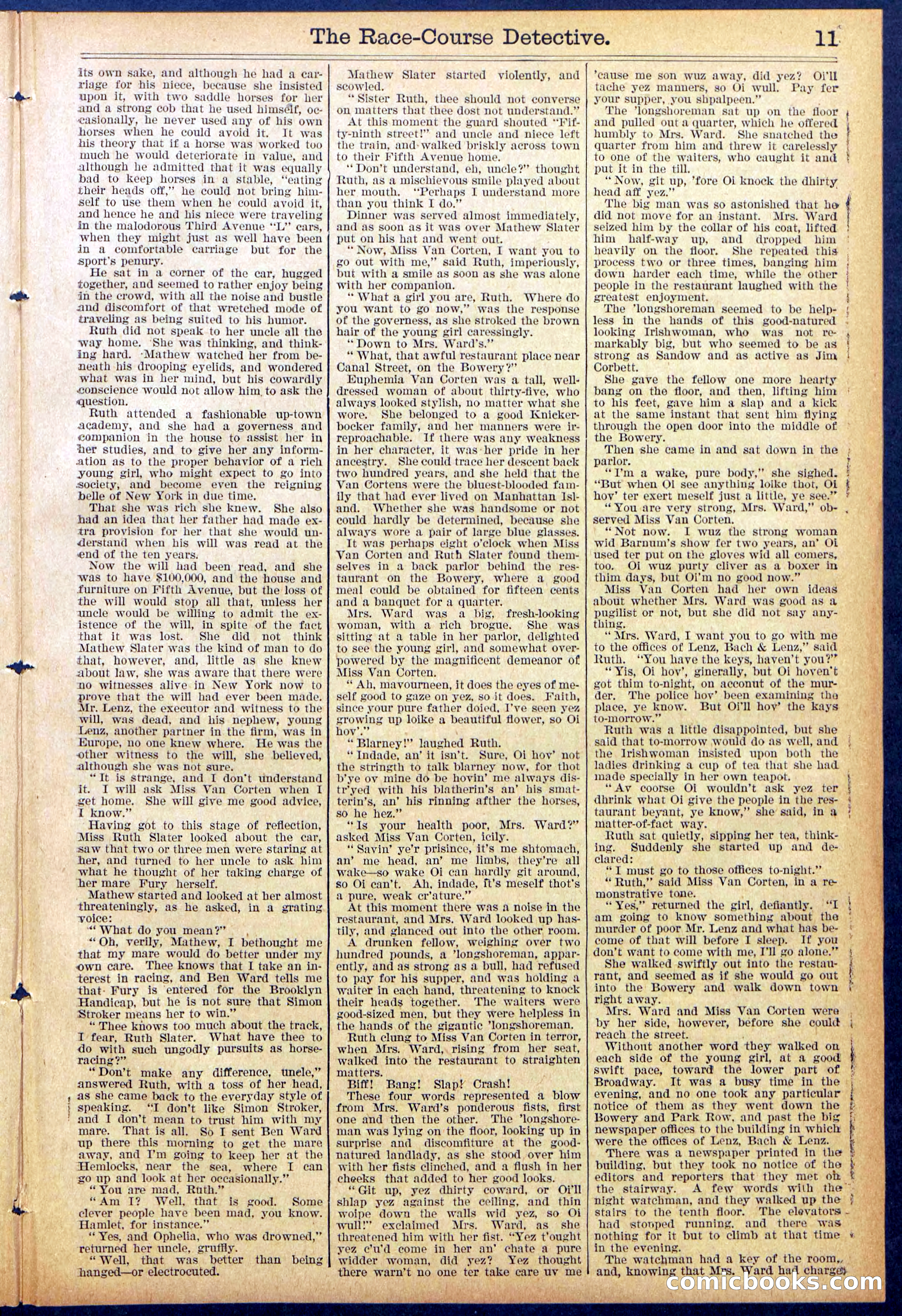 Beadle's Dime Library No. 868 — page 11 of 32
