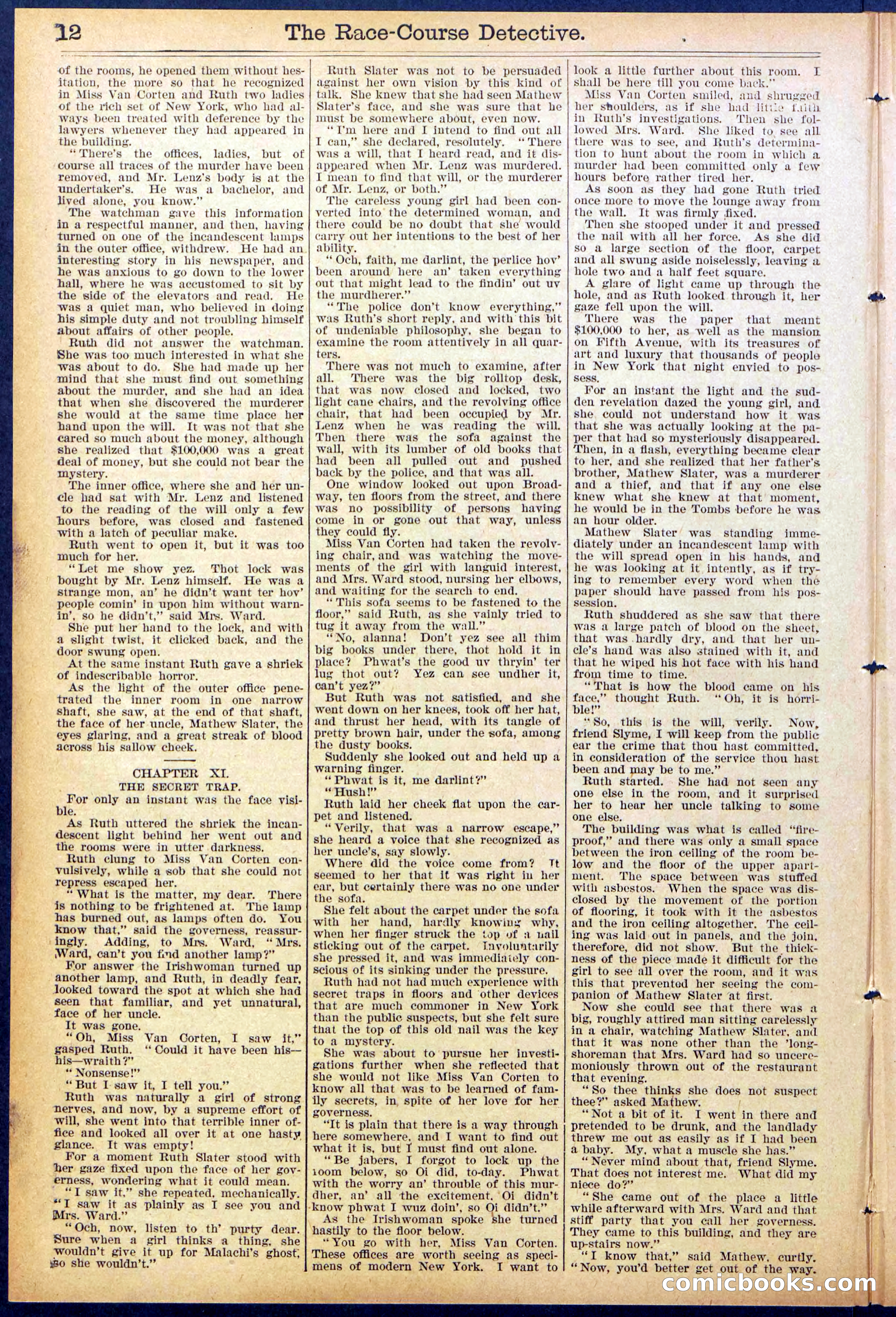 Beadle's Dime Library No. 868 — page 12 of 32