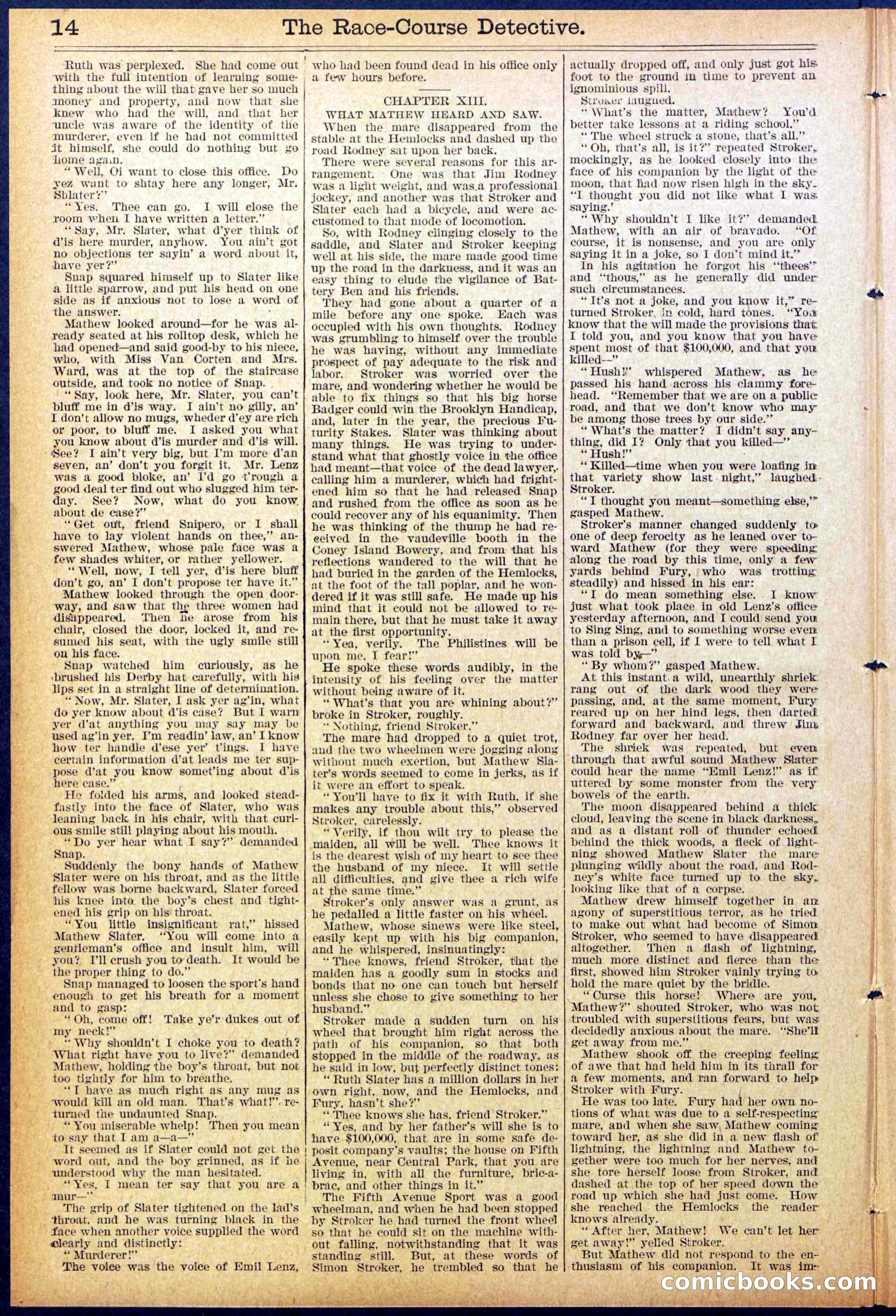 Beadle's Dime Library No. 868 — page 14 of 32