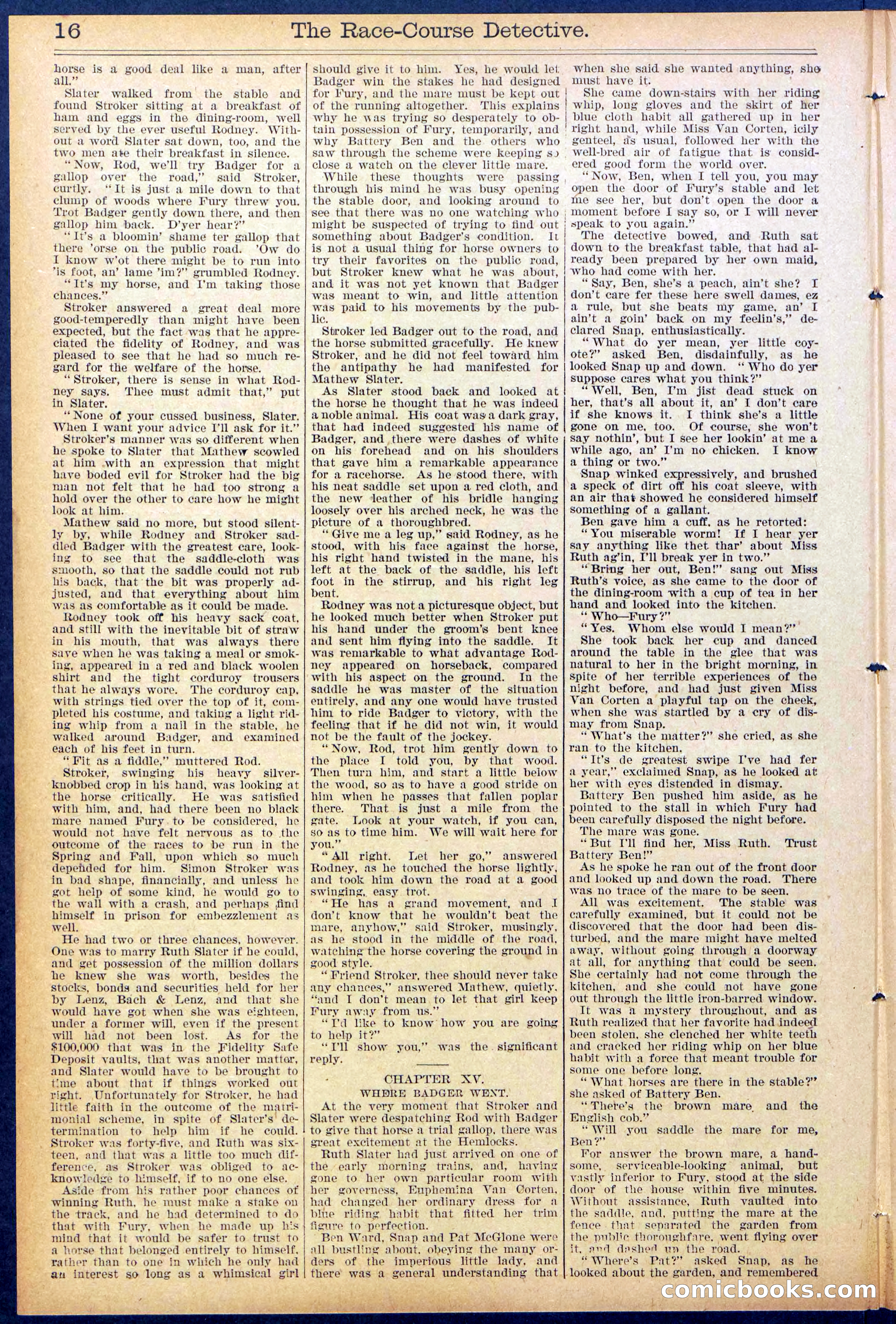 Beadle's Dime Library No. 868 — page 16 of 32