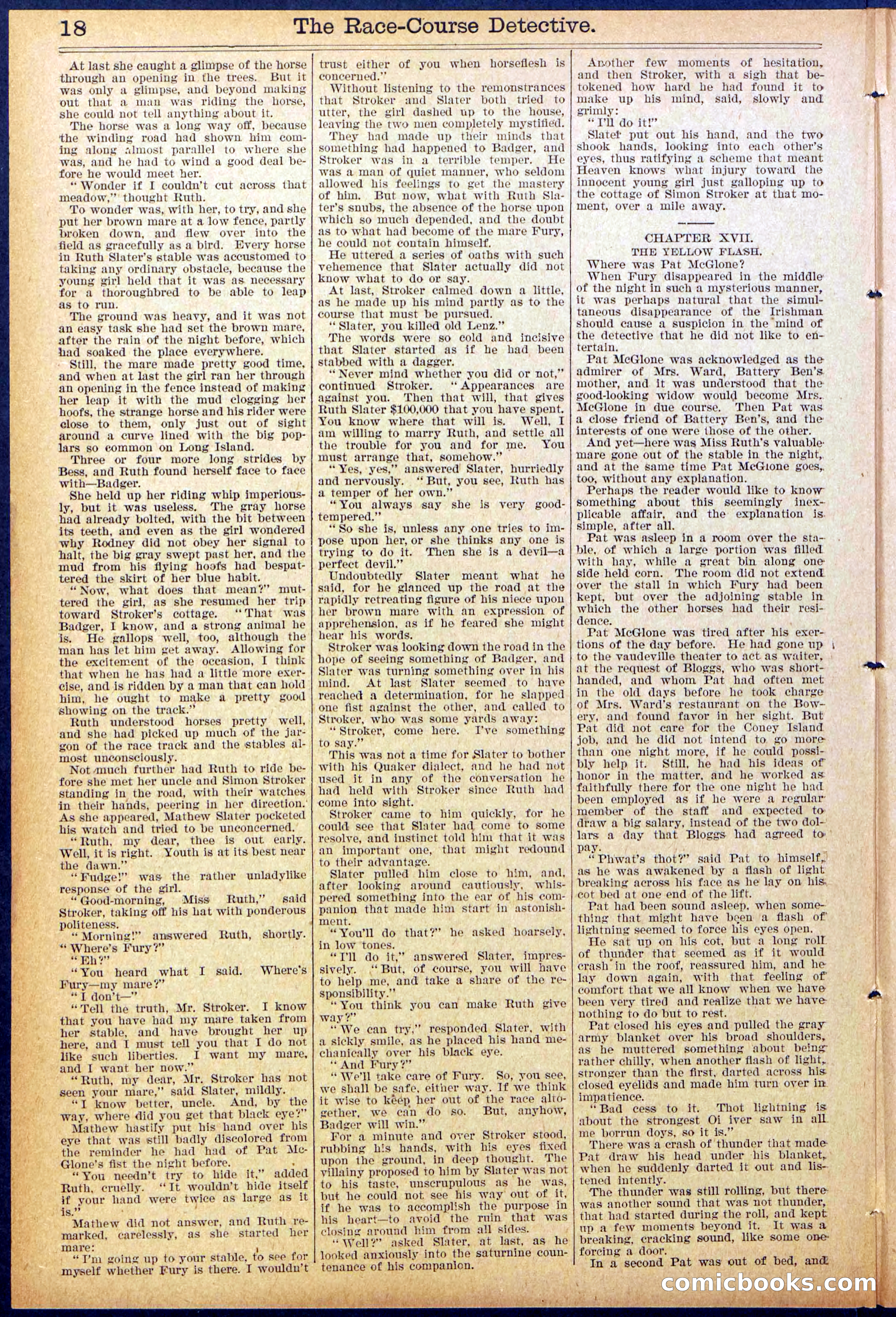 Beadle's Dime Library No. 868 — page 18 of 32