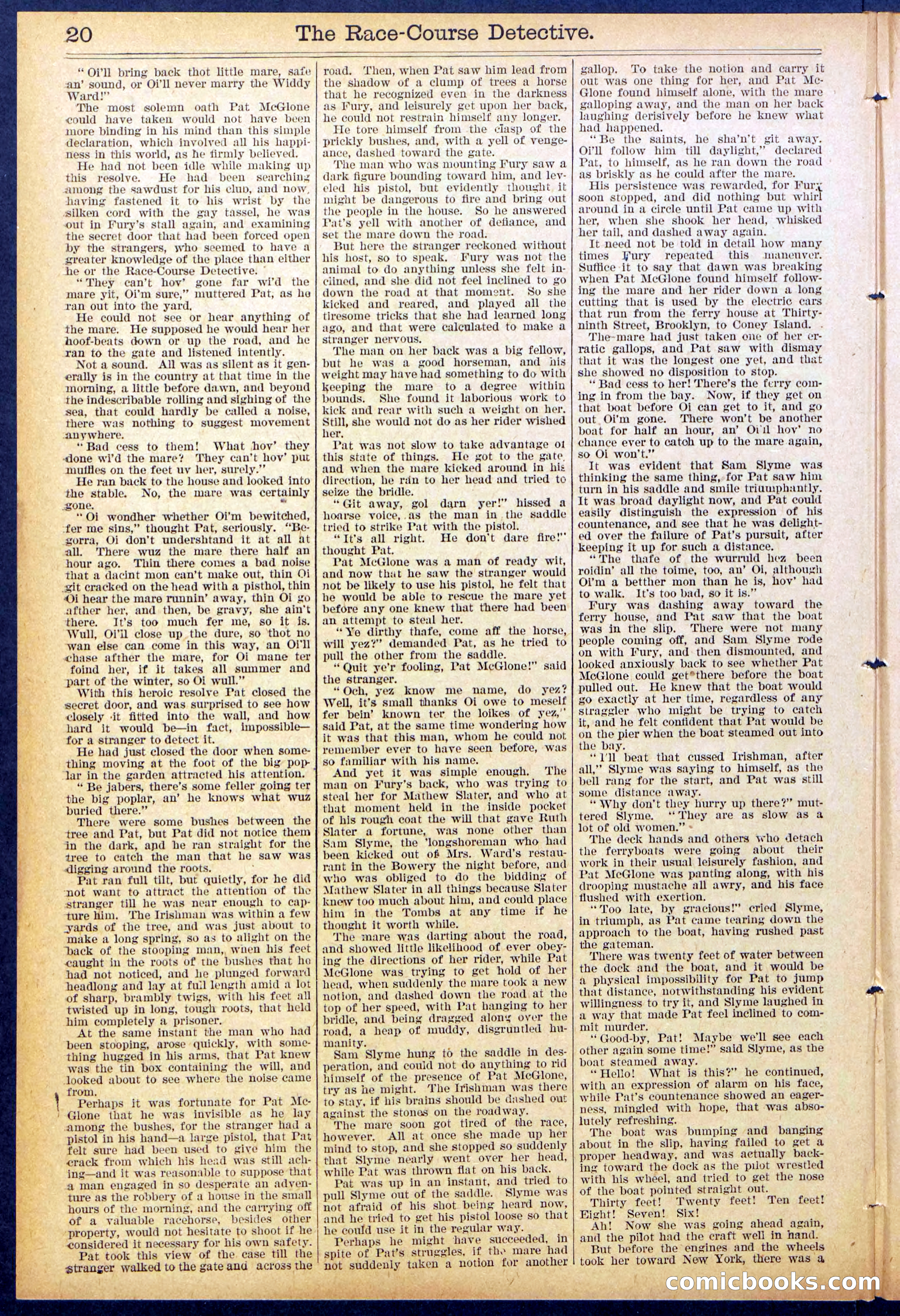 Beadle's Dime Library No. 868 — page 20 of 32