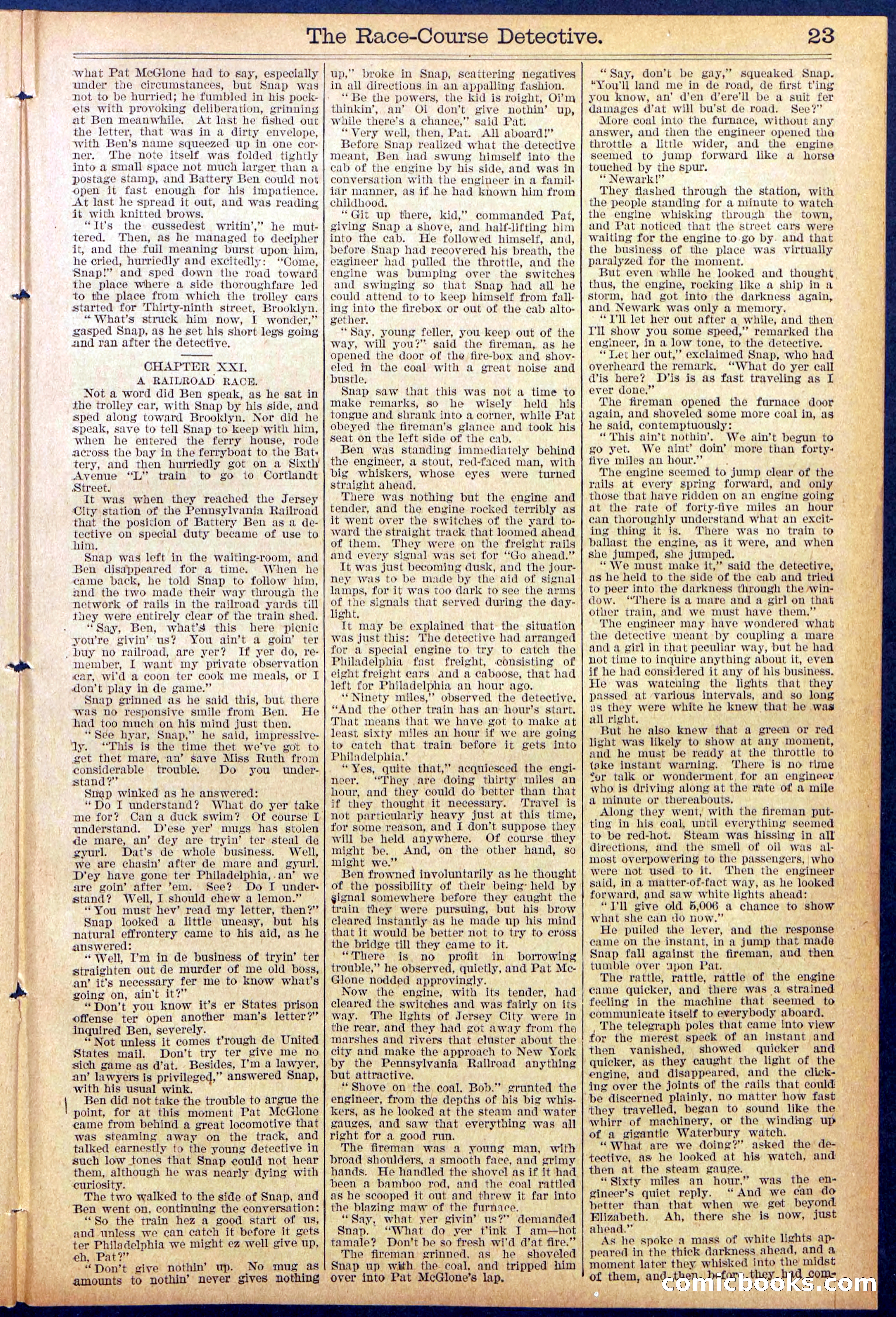 Beadle's Dime Library No. 868 — page 23 of 32