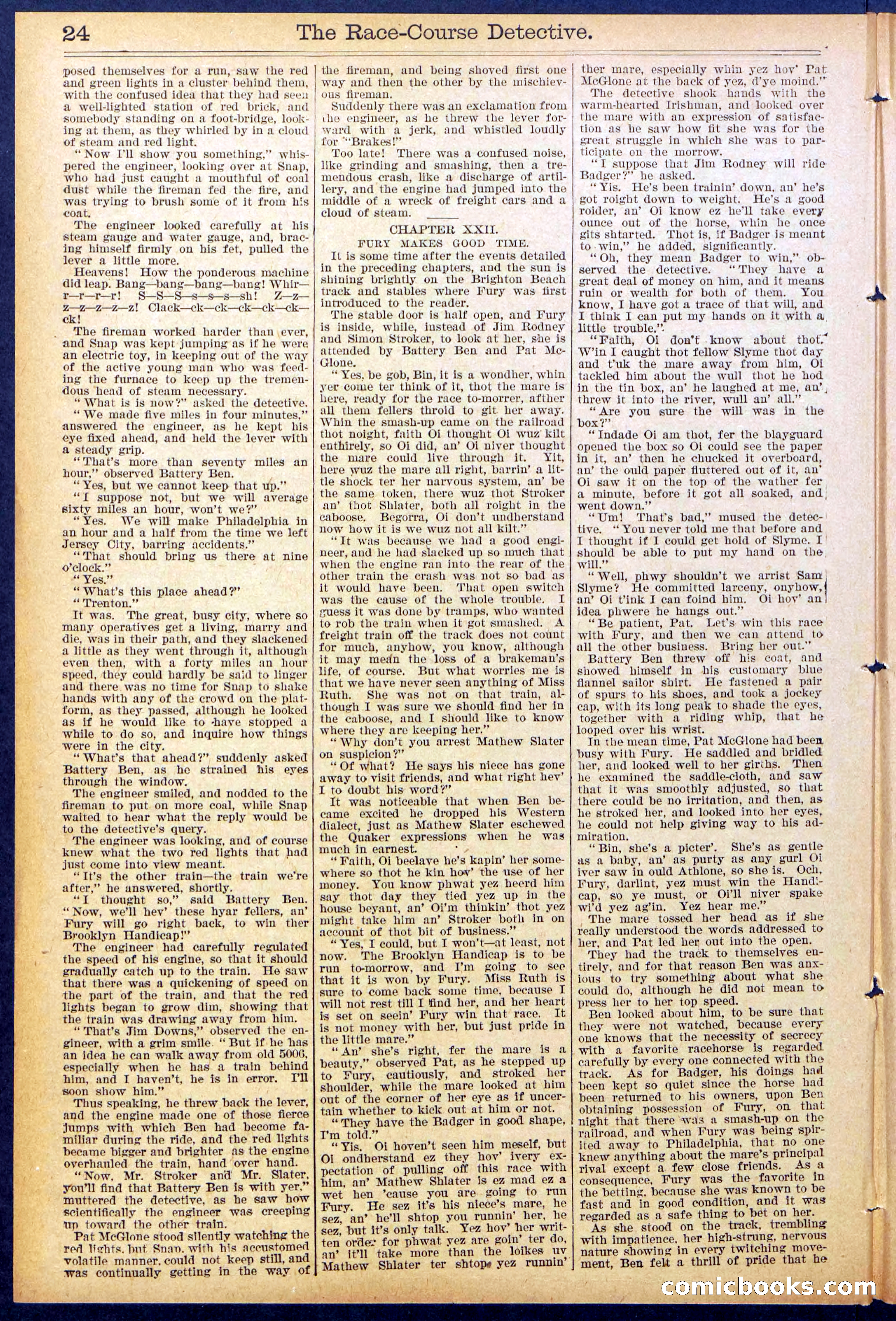 Beadle's Dime Library No. 868 — page 24 of 32