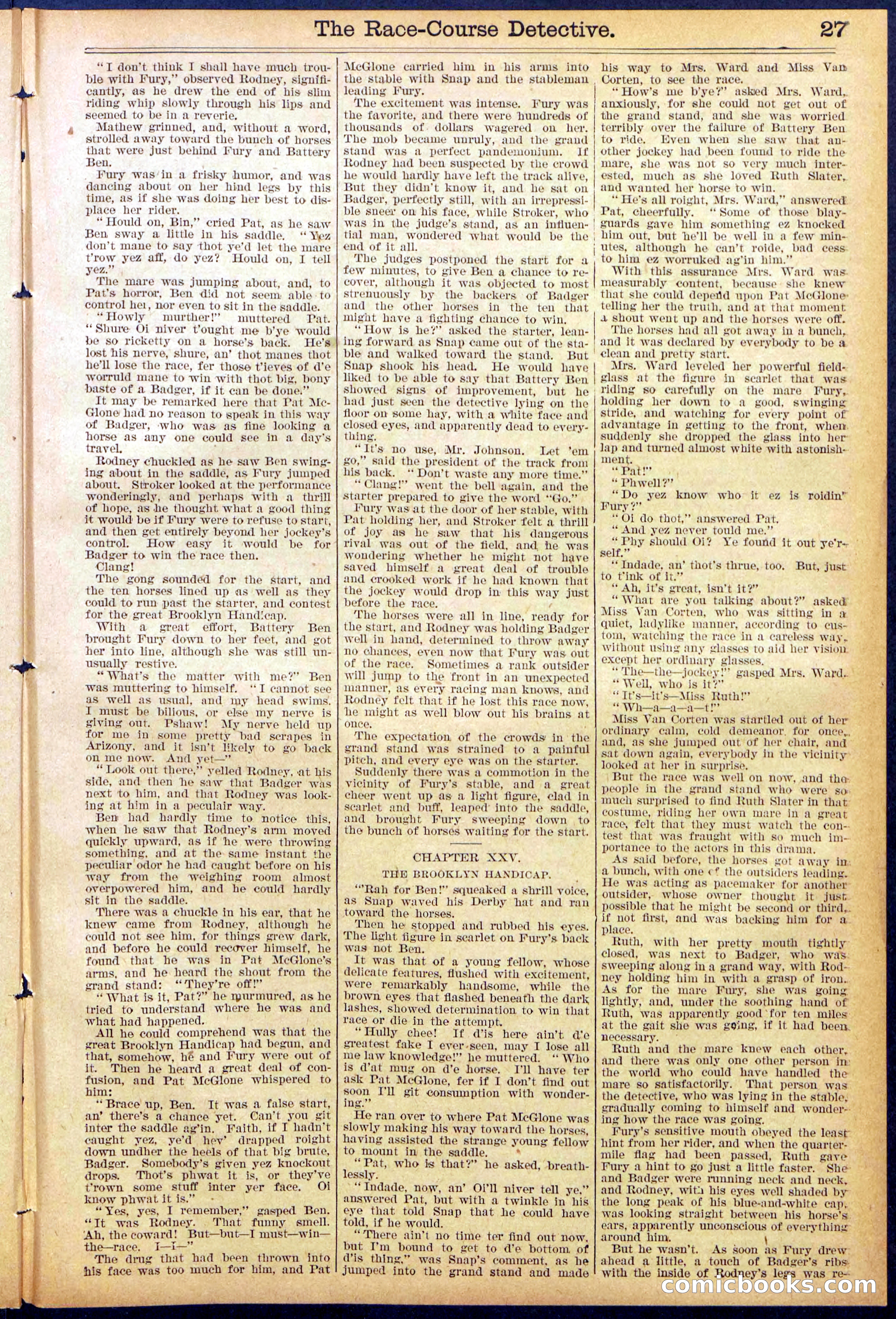 Beadle's Dime Library No. 868 — page 27 of 32