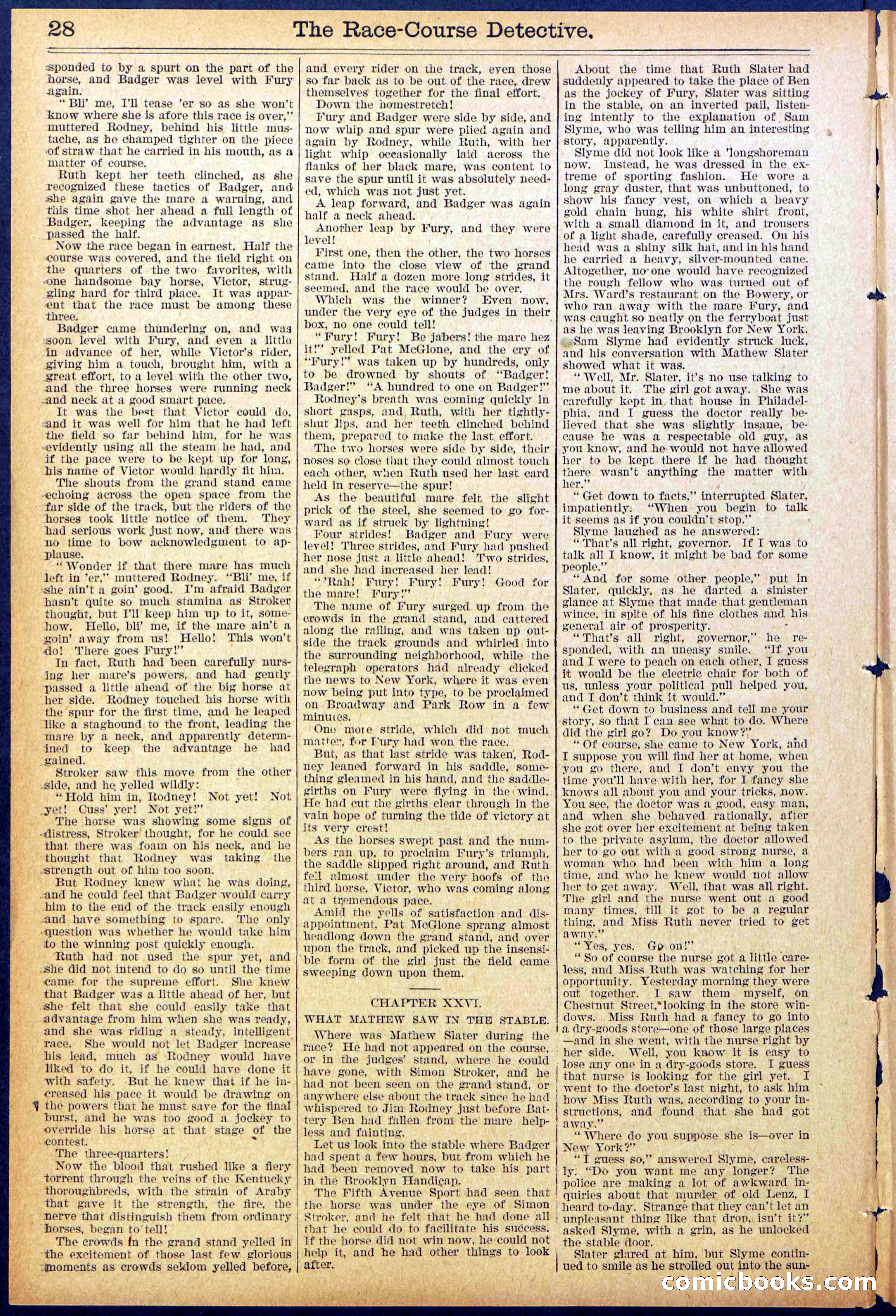 Beadle's Dime Library No. 868 — page 28 of 32