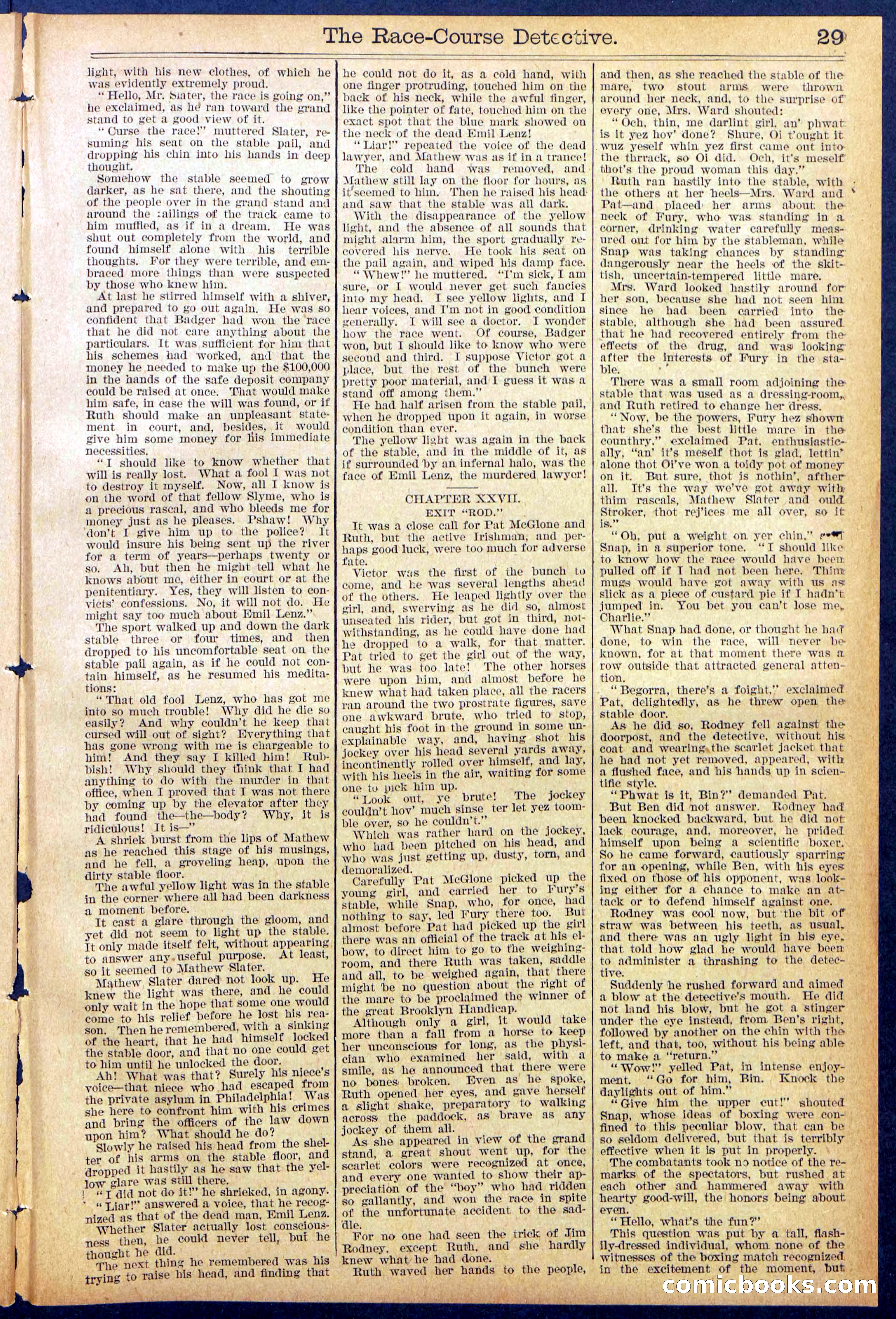 Beadle's Dime Library No. 868 — page 29 of 32