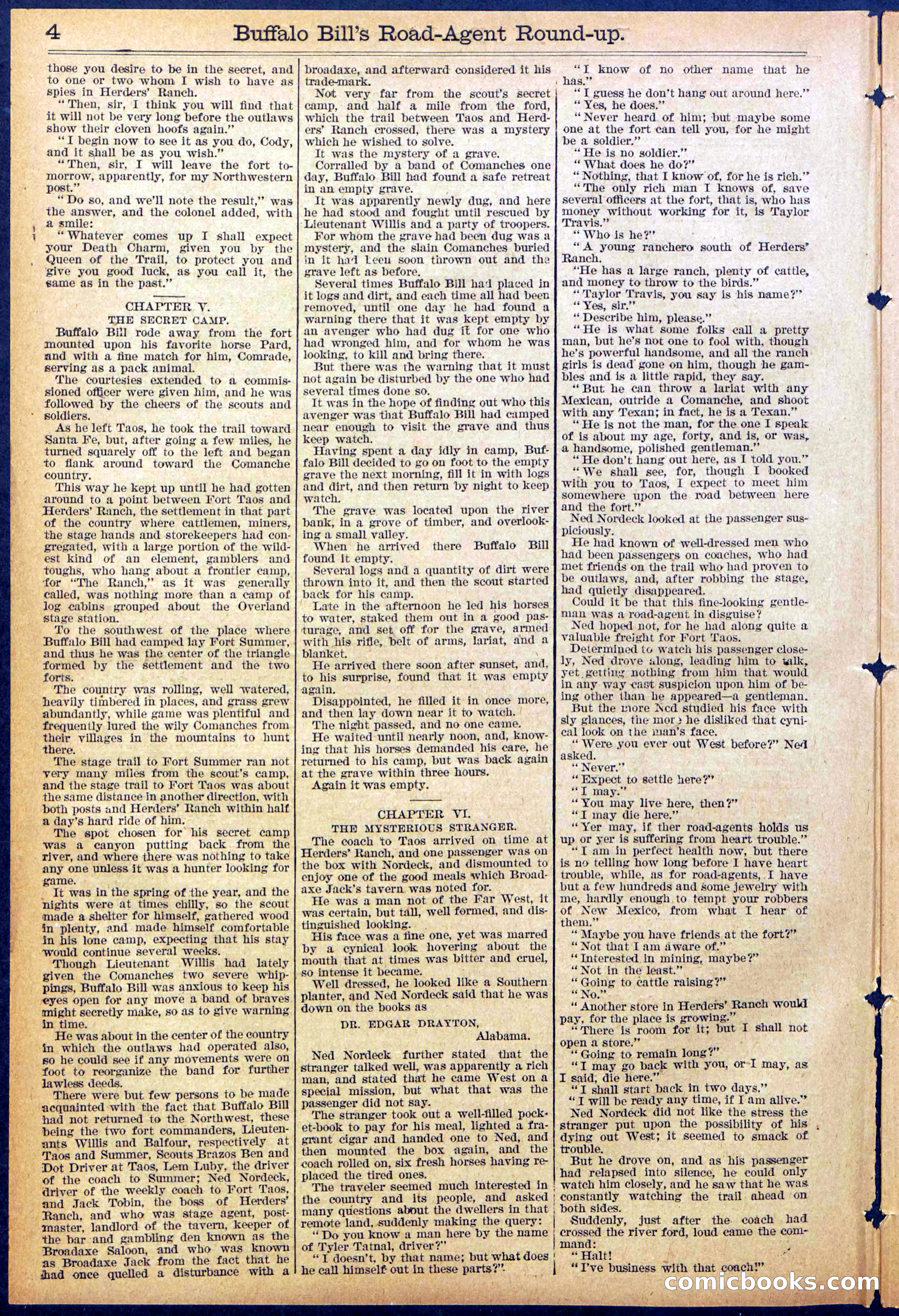 Beadle's Dime Library No. 869 — page 4 of 32