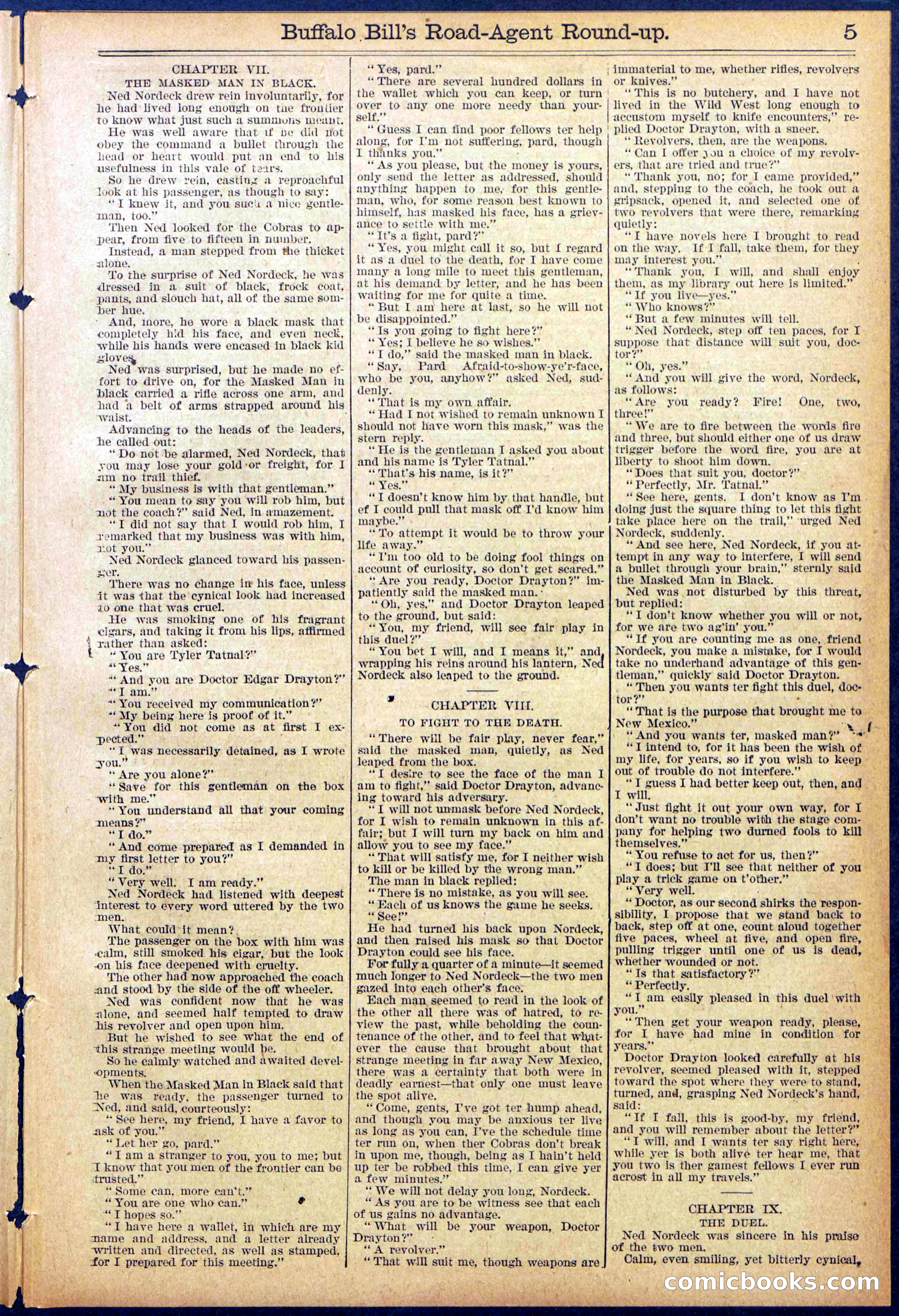 Beadle's Dime Library No. 869 — page 5 of 32