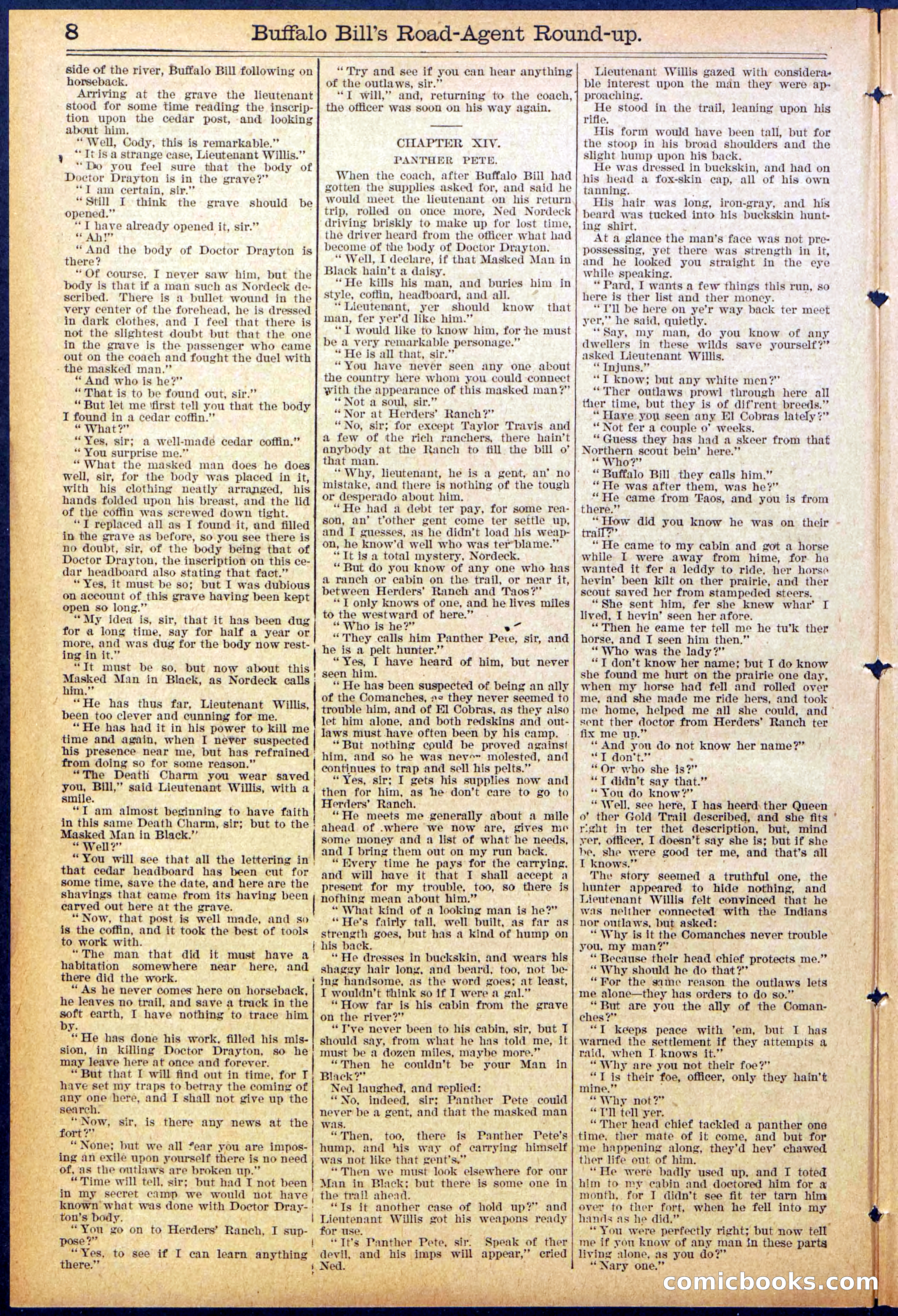 Beadle's Dime Library No. 869 — page 8 of 32