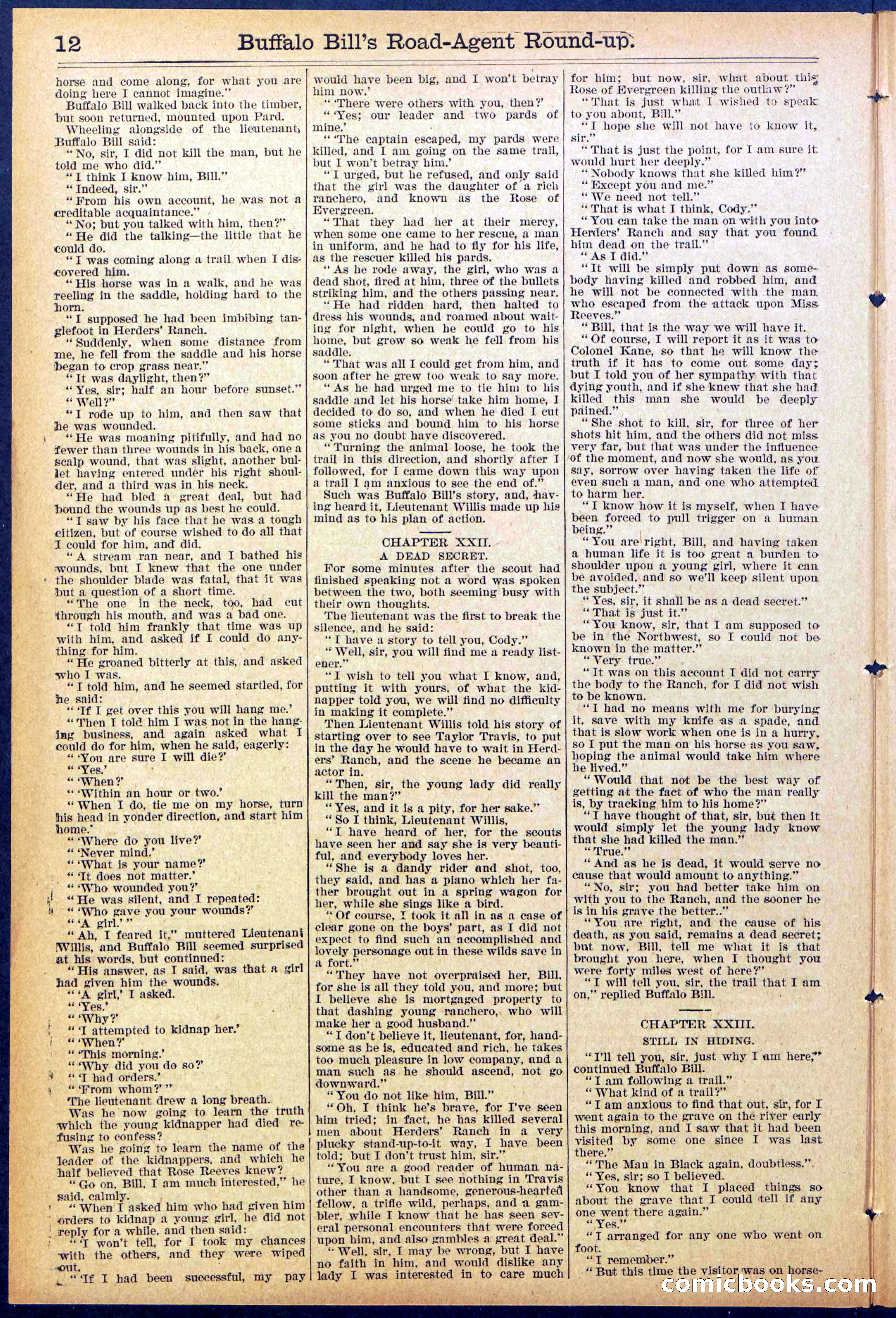 Beadle's Dime Library No. 869 — page 12 of 32