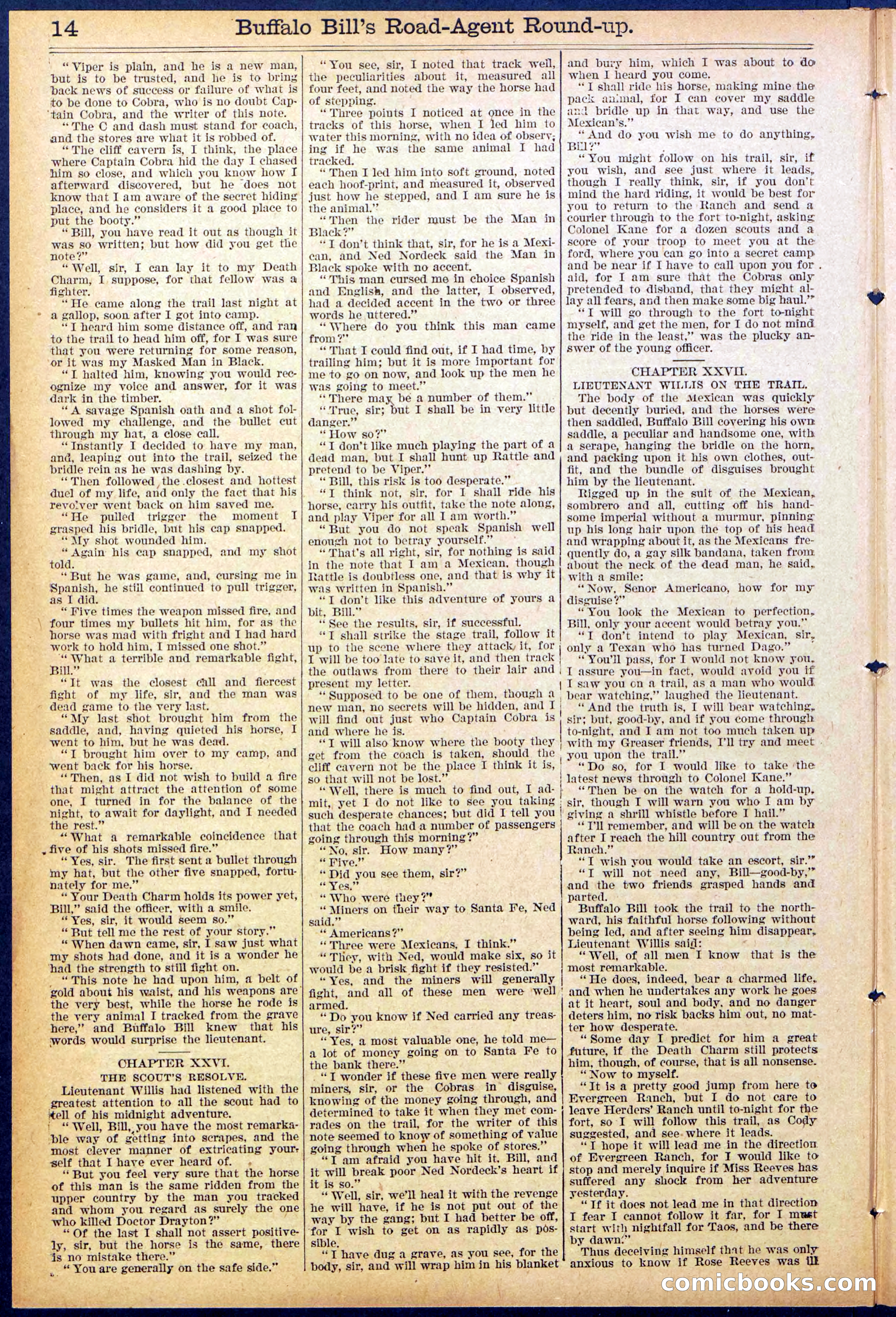 Beadle's Dime Library No. 869 — page 14 of 32