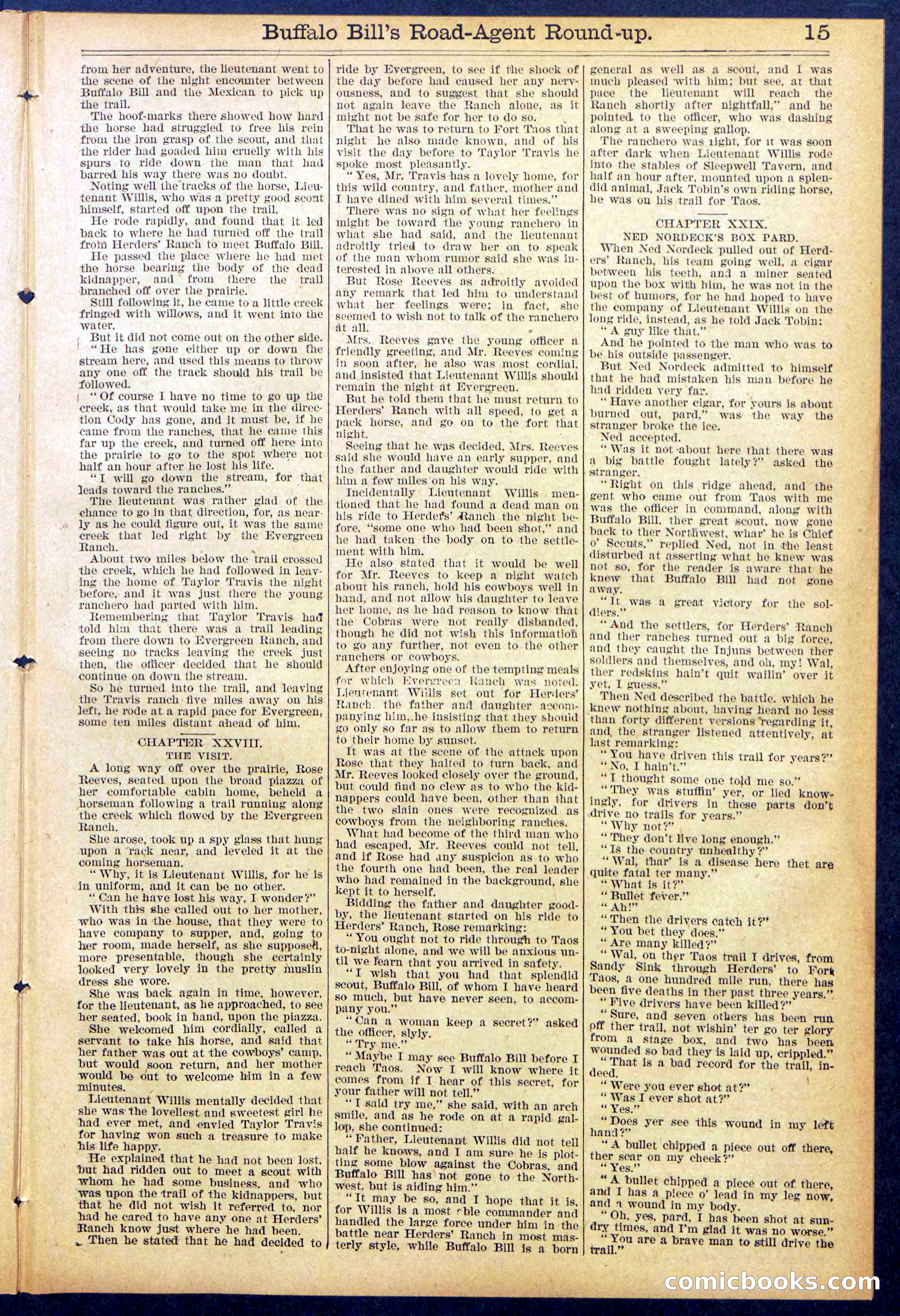 Beadle's Dime Library No. 869 — page 15 of 32