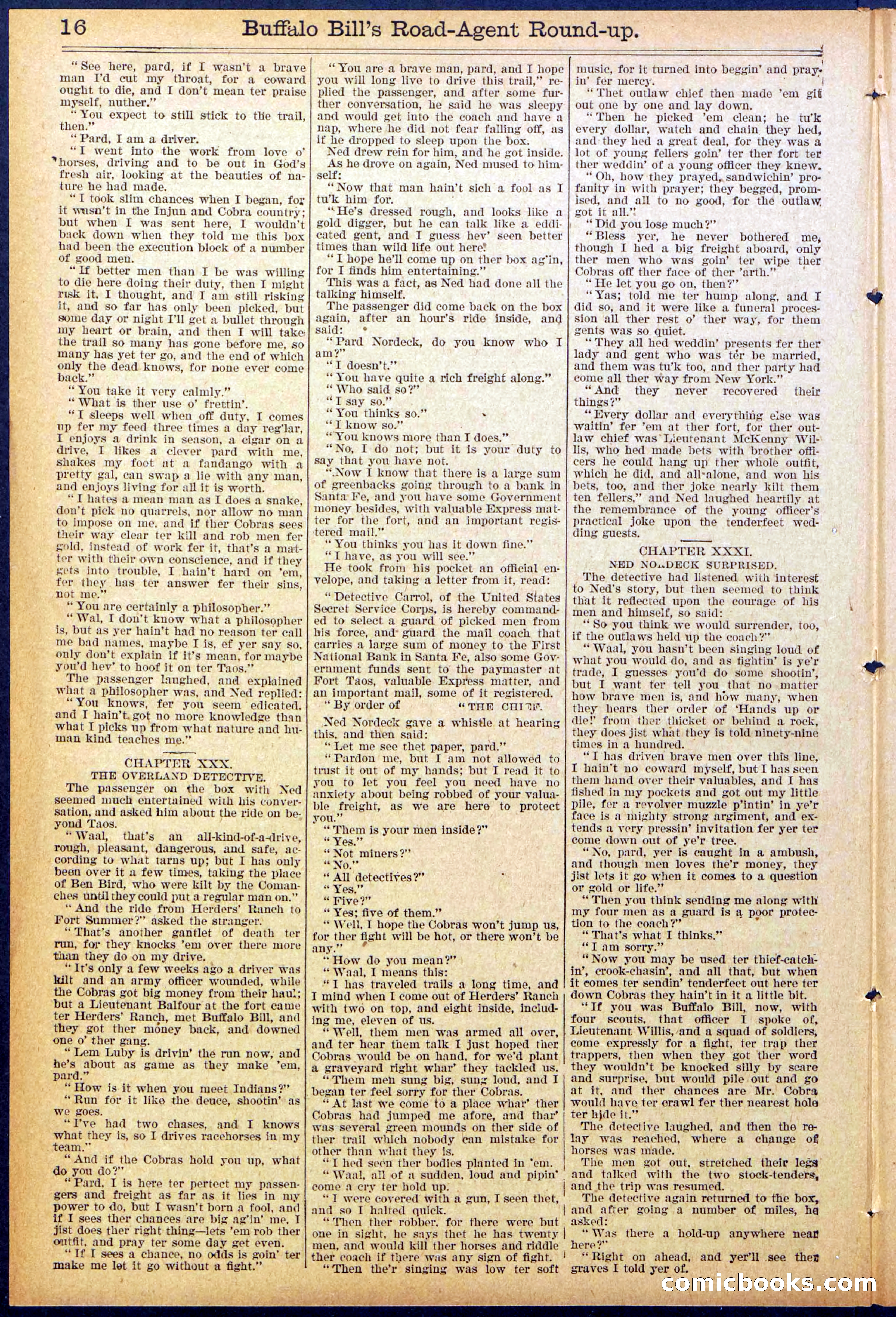 Beadle's Dime Library No. 869 — page 16 of 32