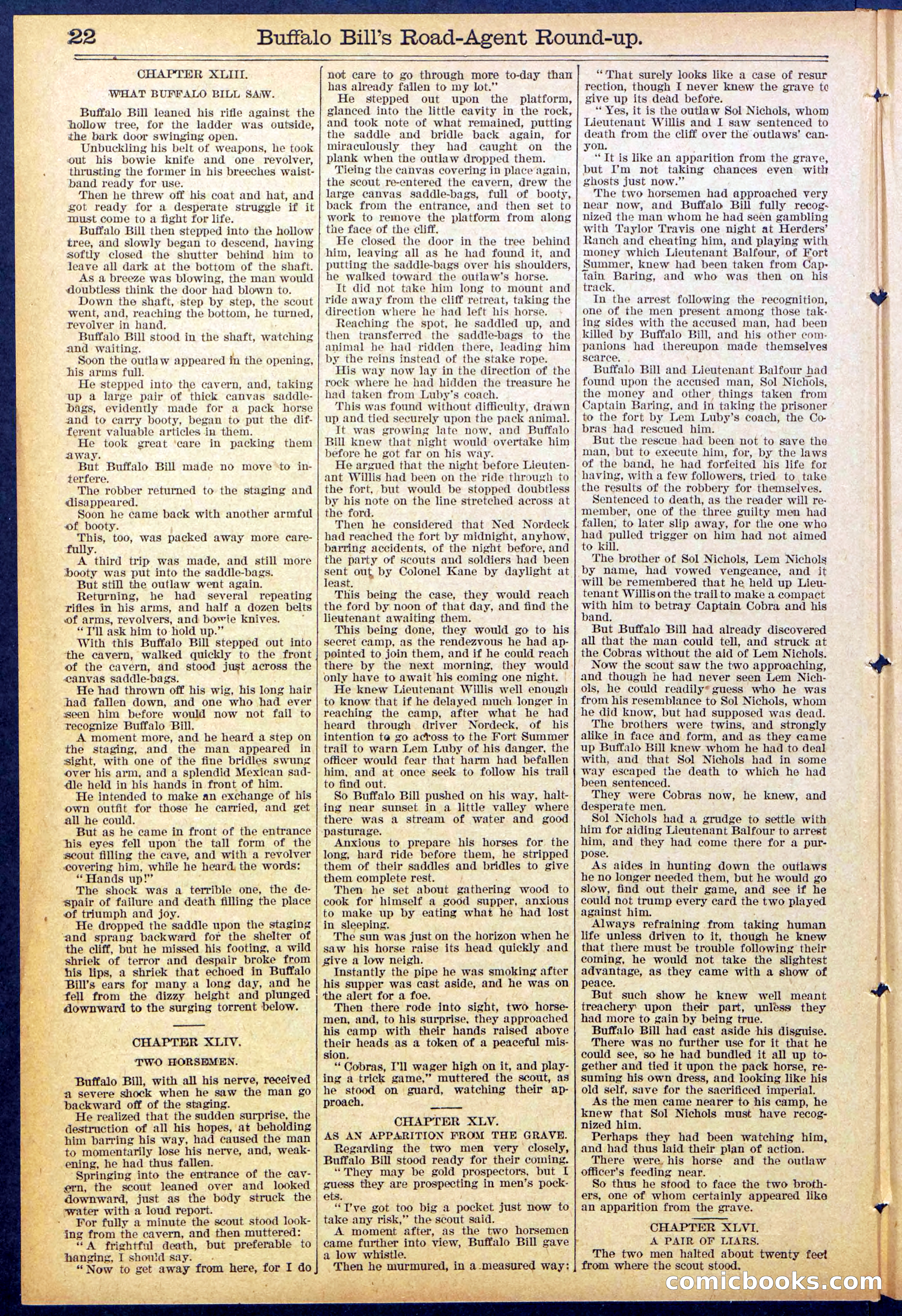 Beadle's Dime Library No. 869 — page 22 of 32