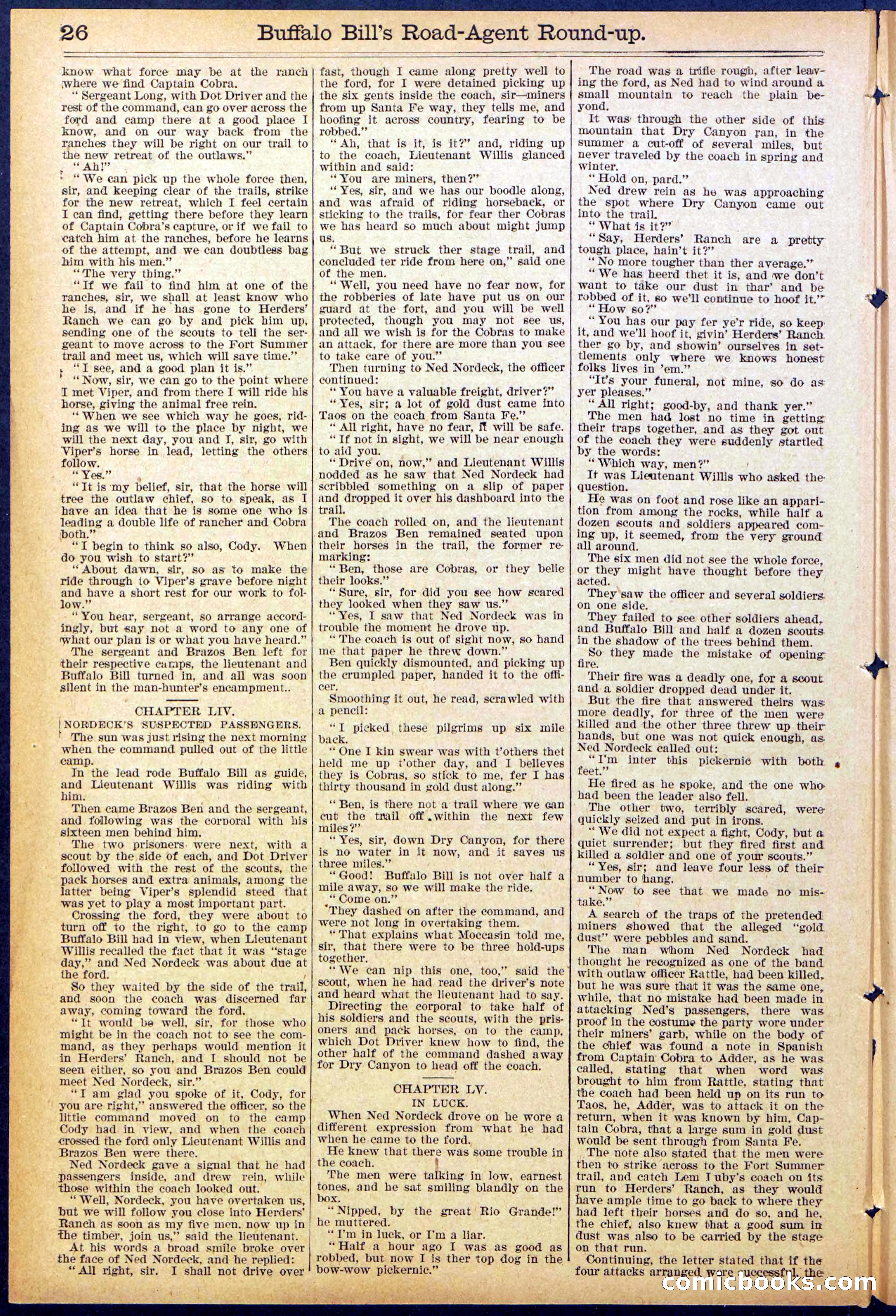 Beadle's Dime Library No. 869 — page 26 of 32