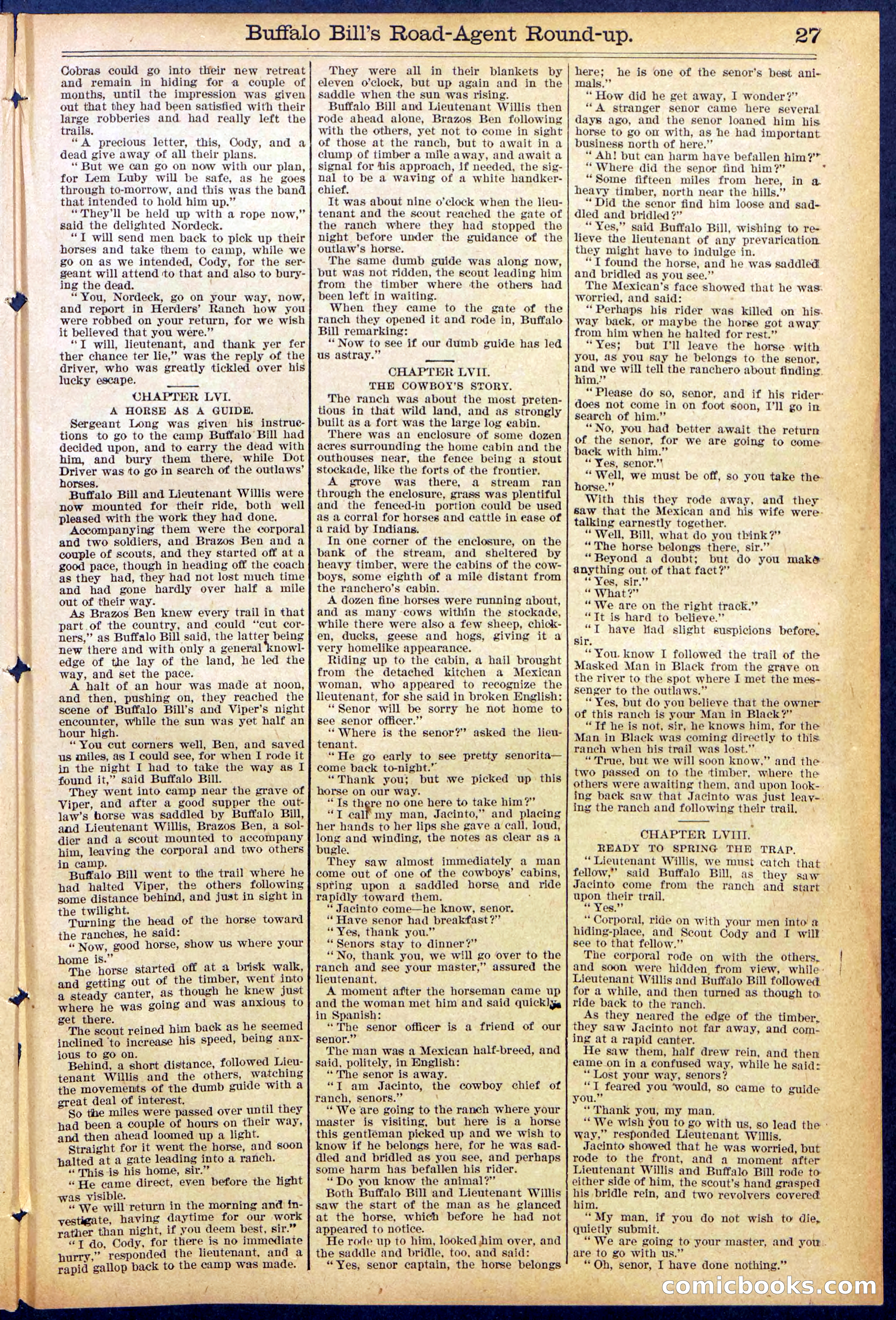 Beadle's Dime Library No. 869 — page 27 of 32
