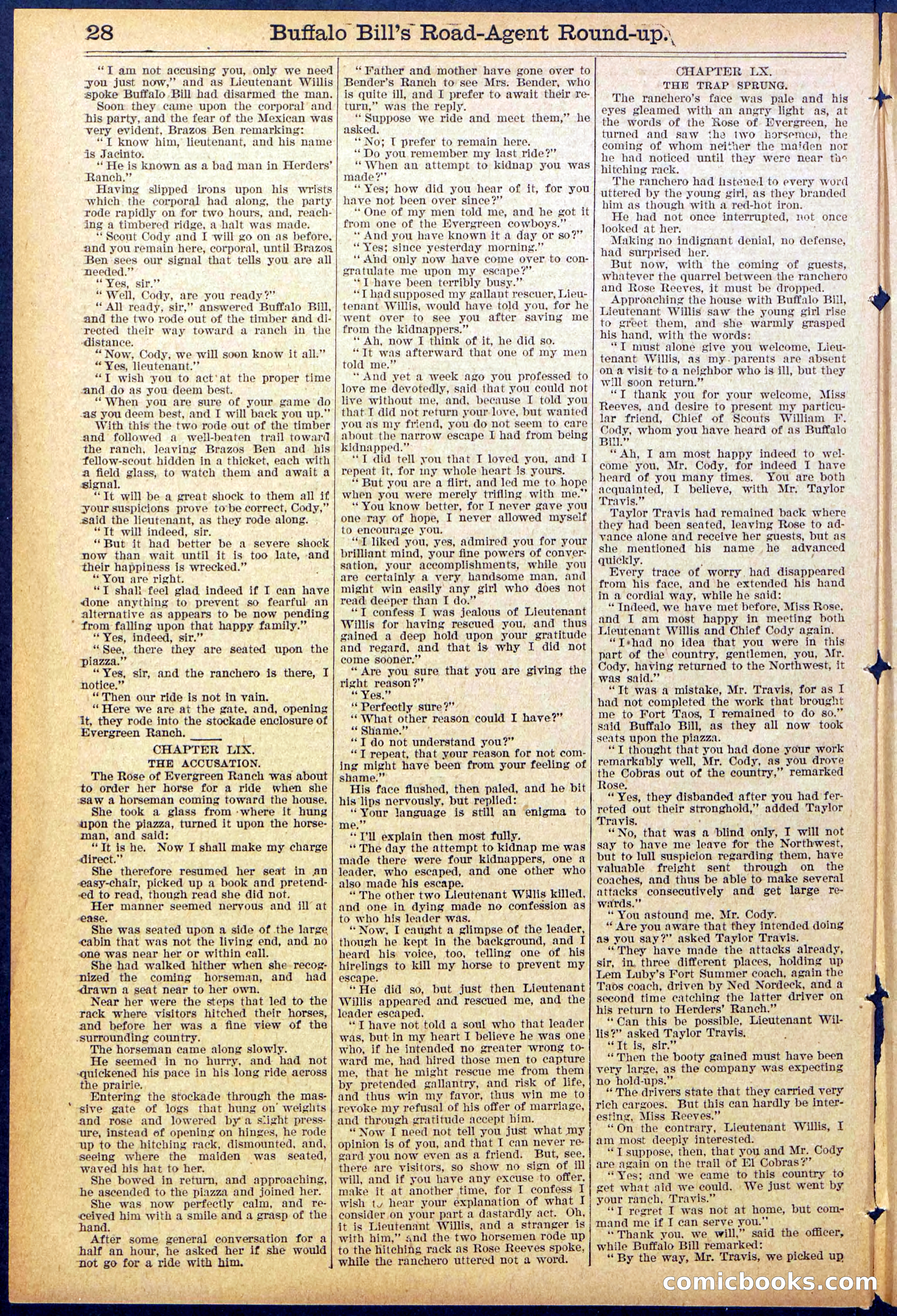 Beadle's Dime Library No. 869 — page 28 of 32
