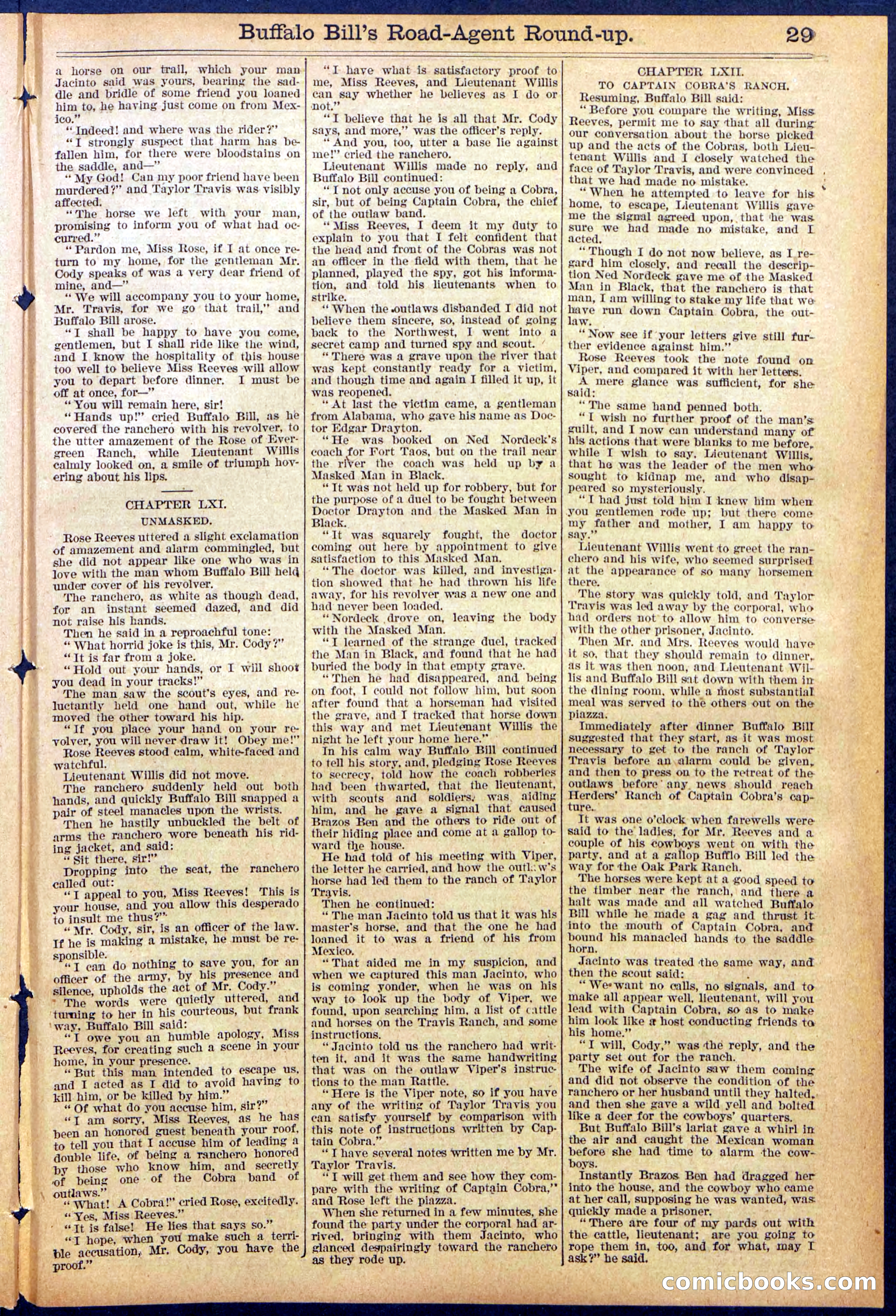 Beadle's Dime Library No. 869 — page 29 of 32