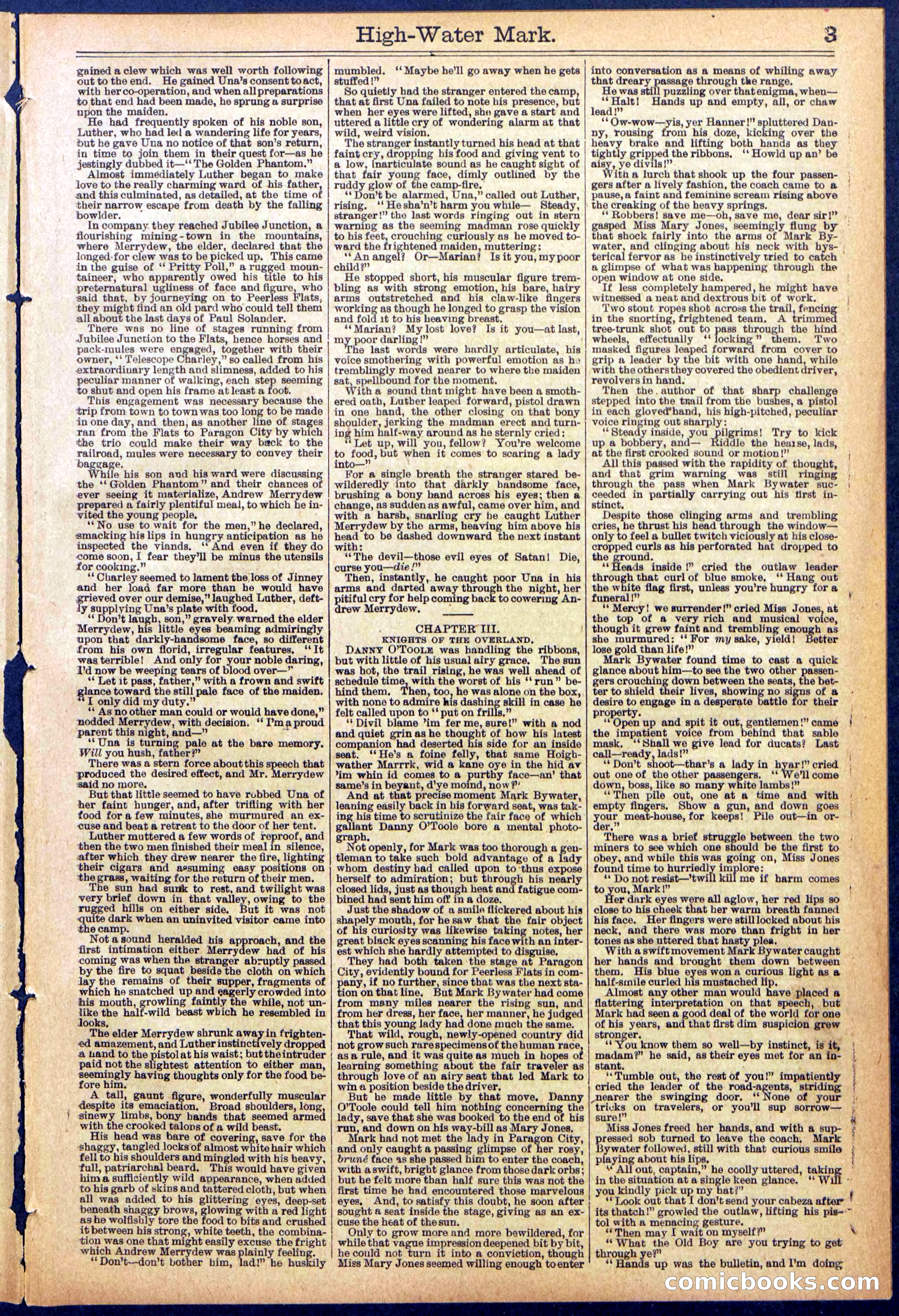 Beadle's New York Dime Library No. 870 — page 3 of 32