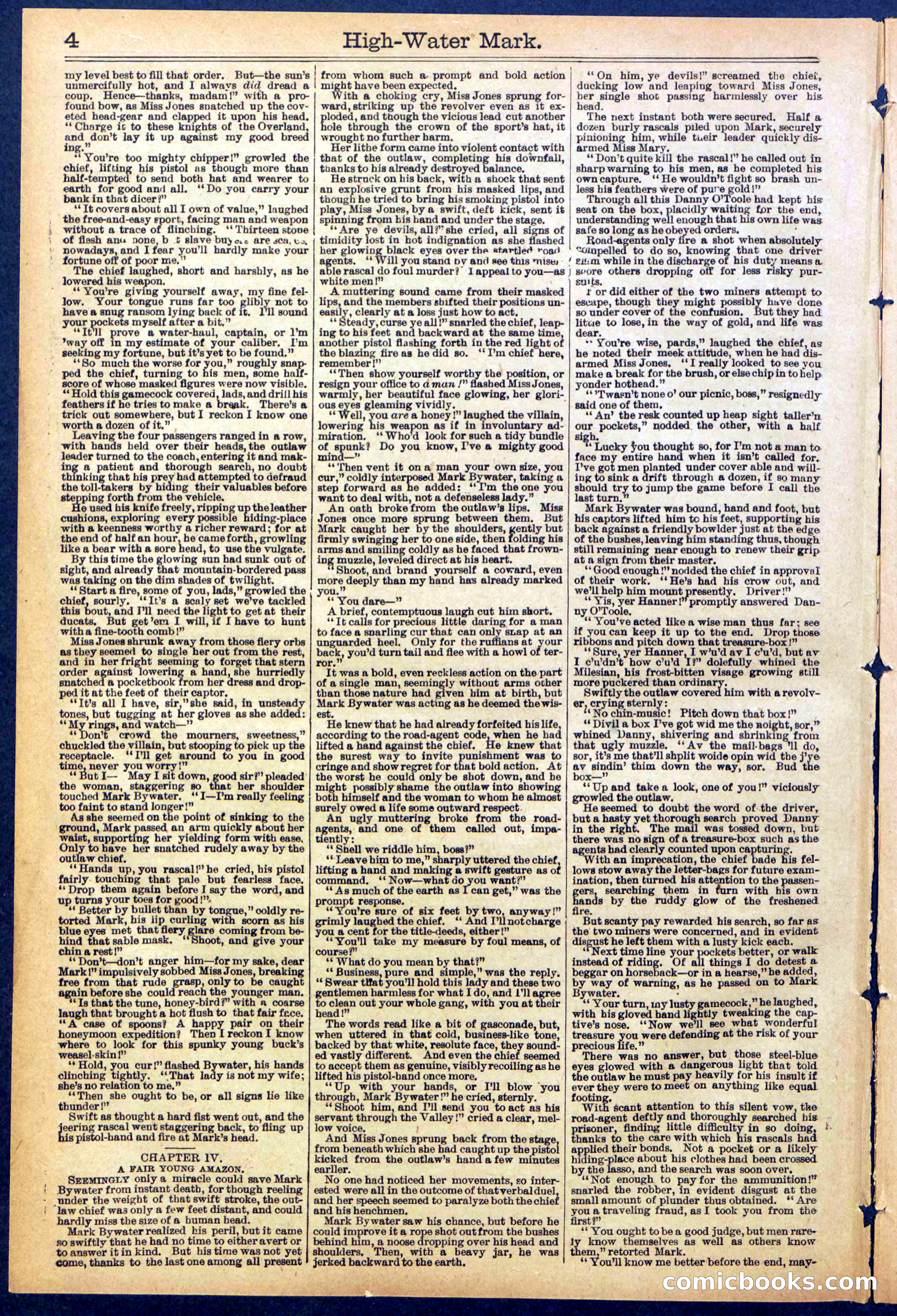 Beadle's New York Dime Library No. 870 — page 4 of 32