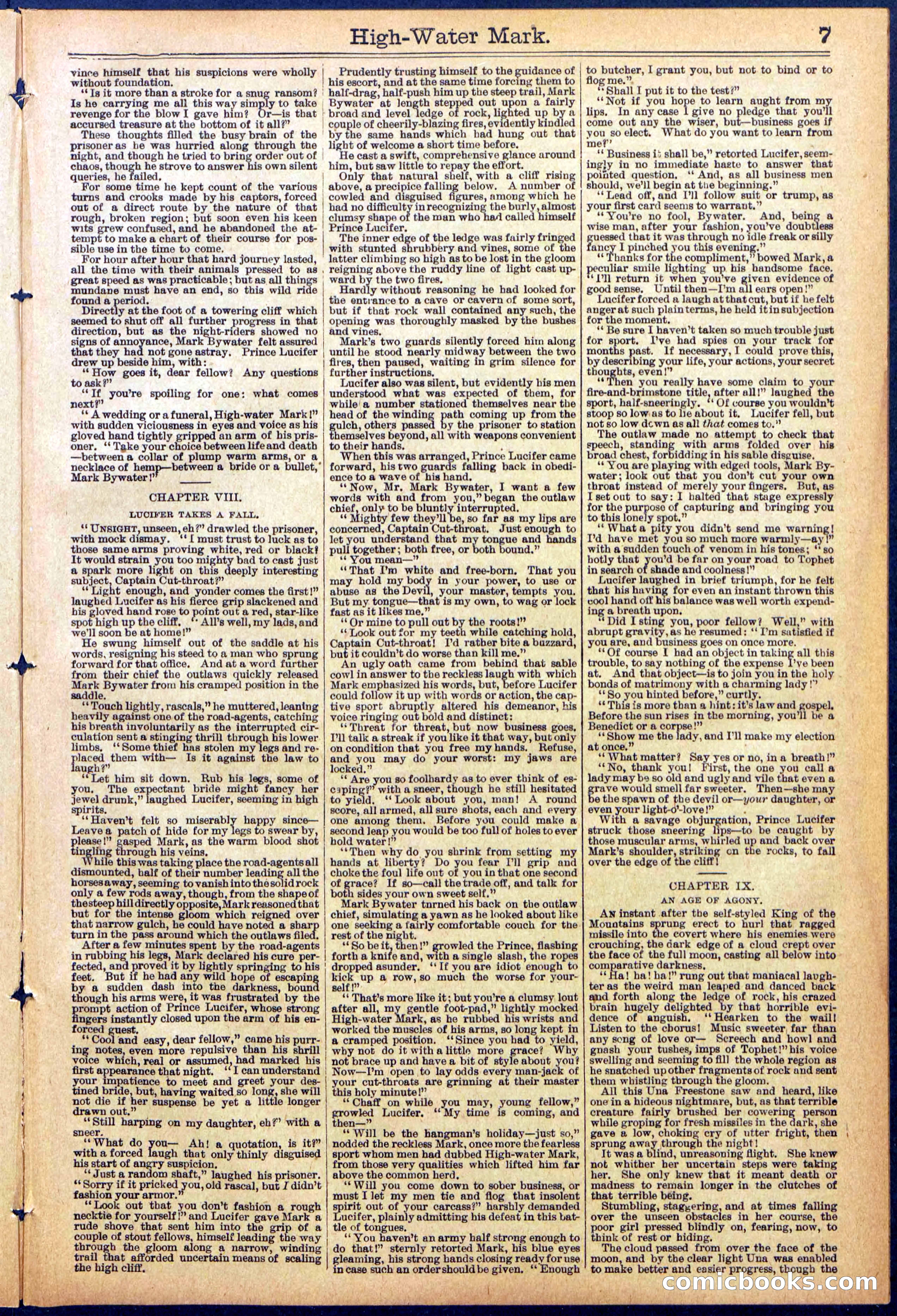 Beadle's New York Dime Library No. 870 — page 7 of 32