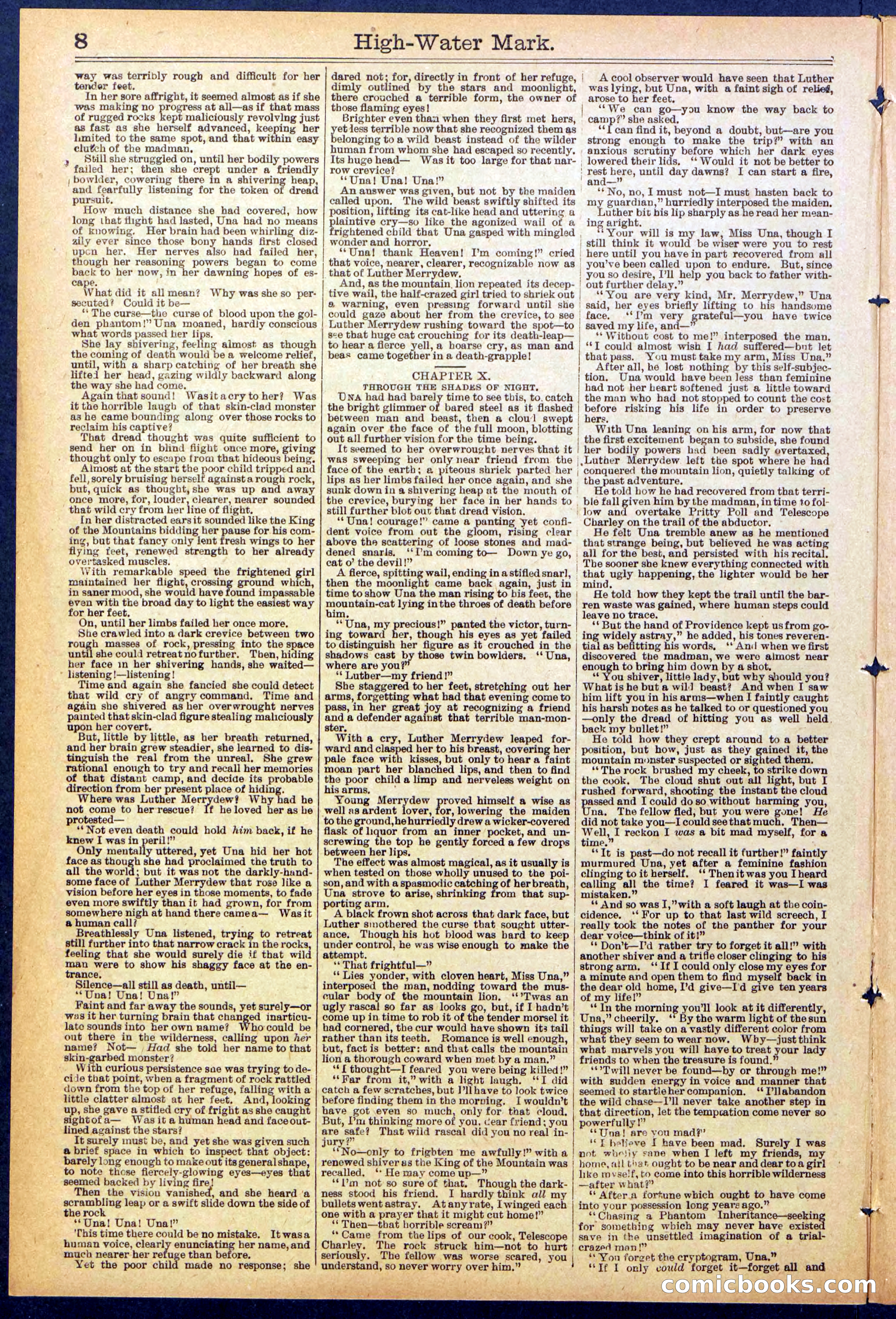 Beadle's New York Dime Library No. 870 — page 8 of 32