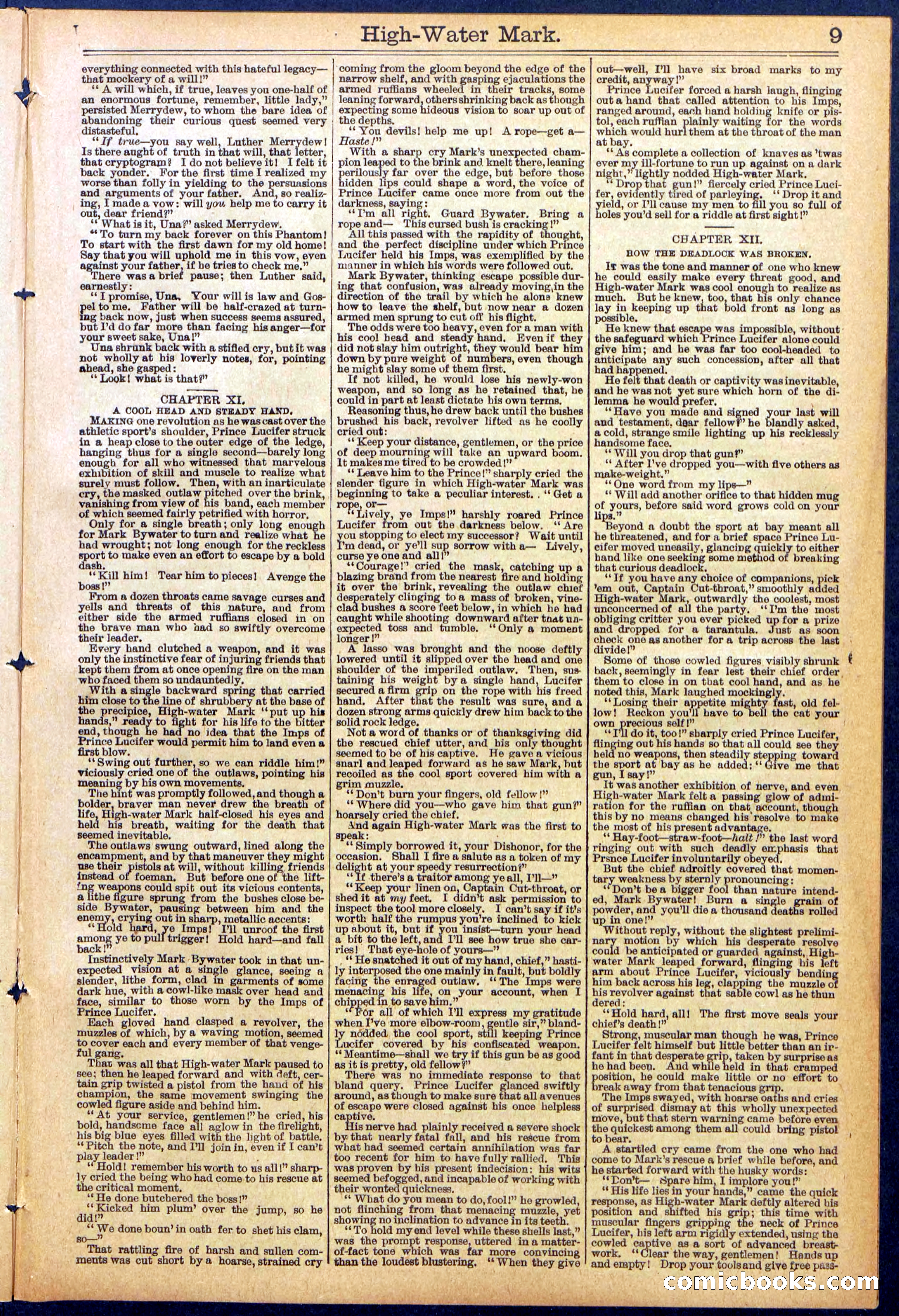 Beadle's New York Dime Library No. 870 — page 9 of 32