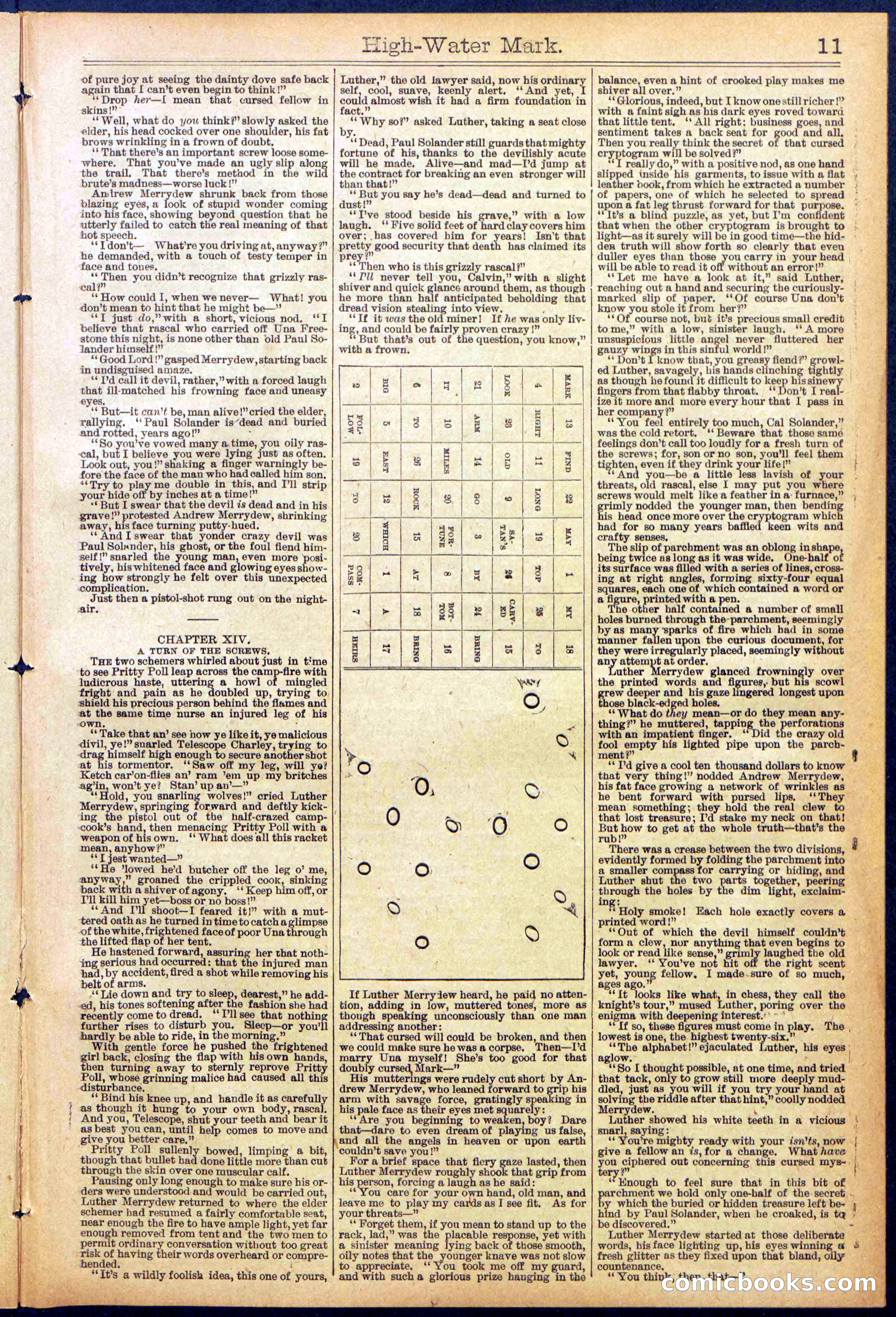 Beadle's New York Dime Library No. 870 — page 11 of 32
