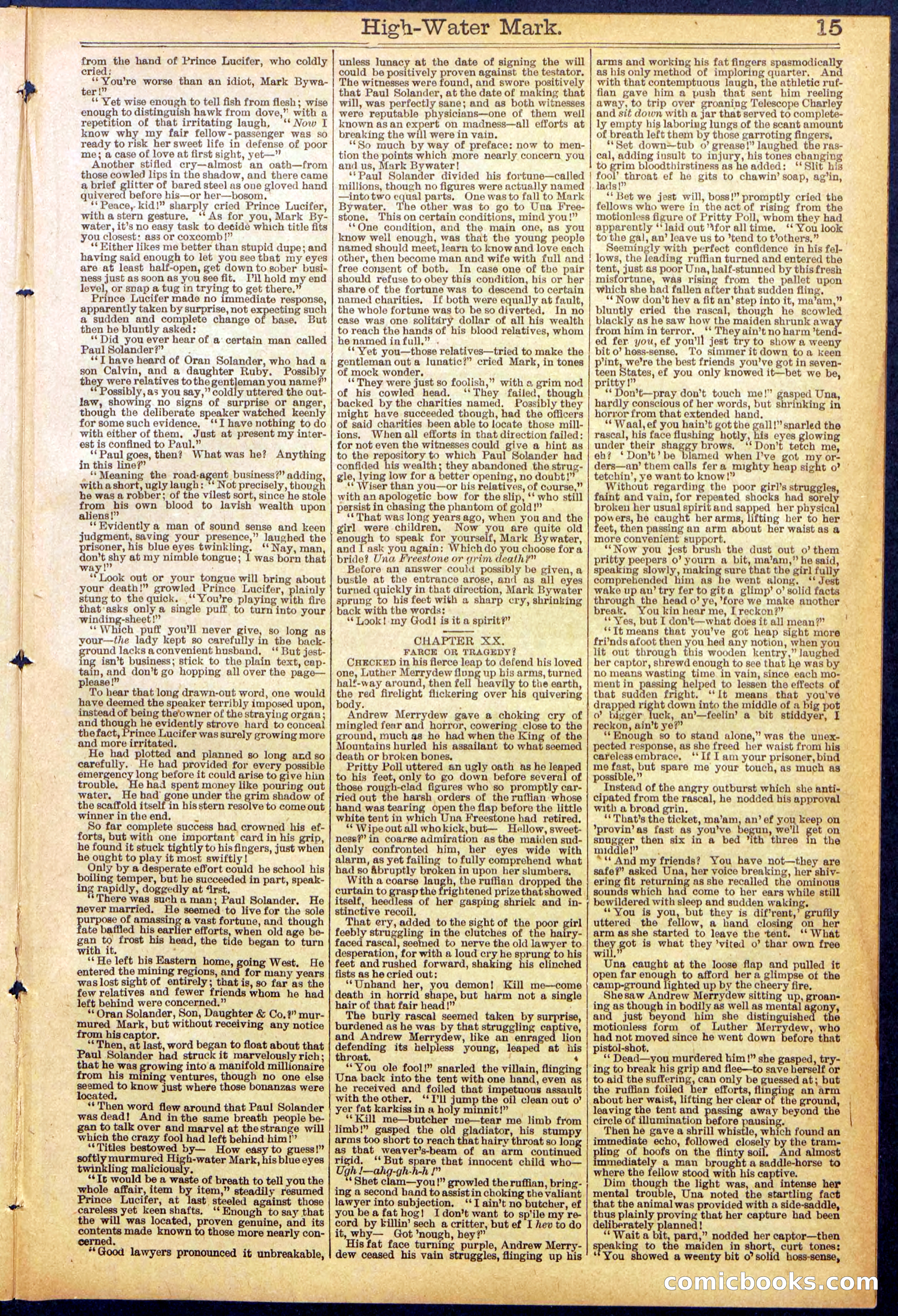 Beadle's New York Dime Library No. 870 — page 15 of 32