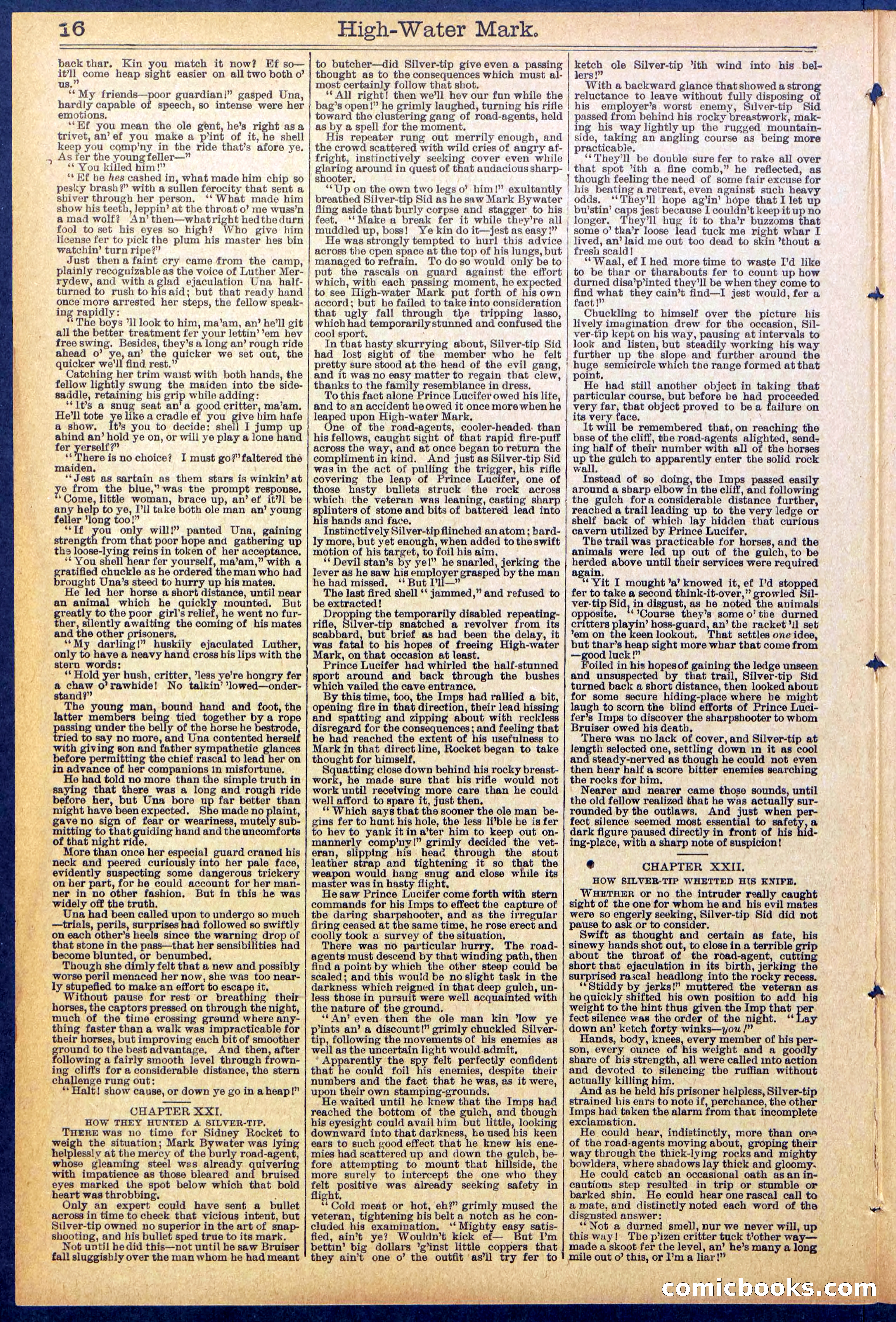Beadle's New York Dime Library No. 870 — page 16 of 32