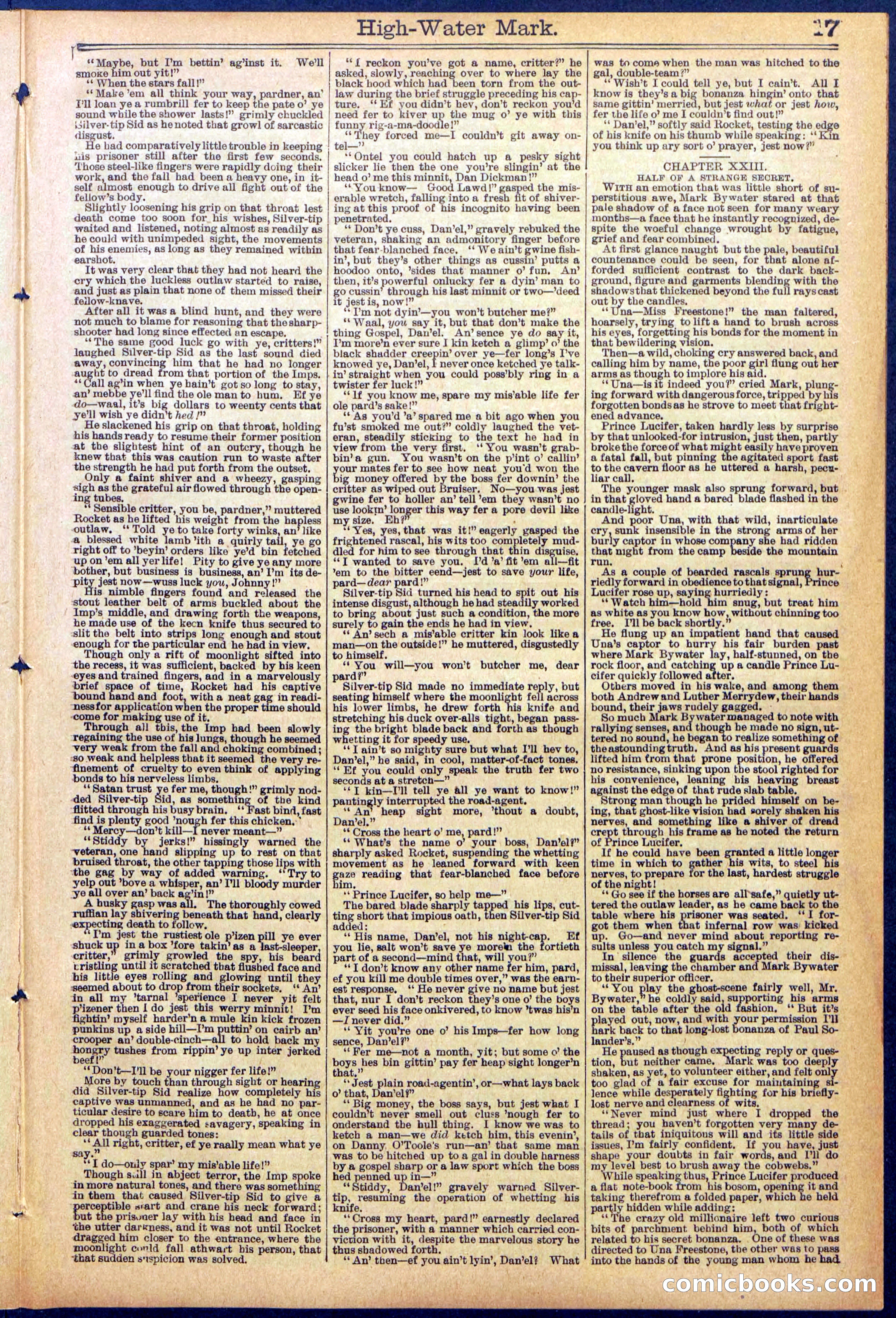 Beadle's New York Dime Library No. 870 — page 17 of 32