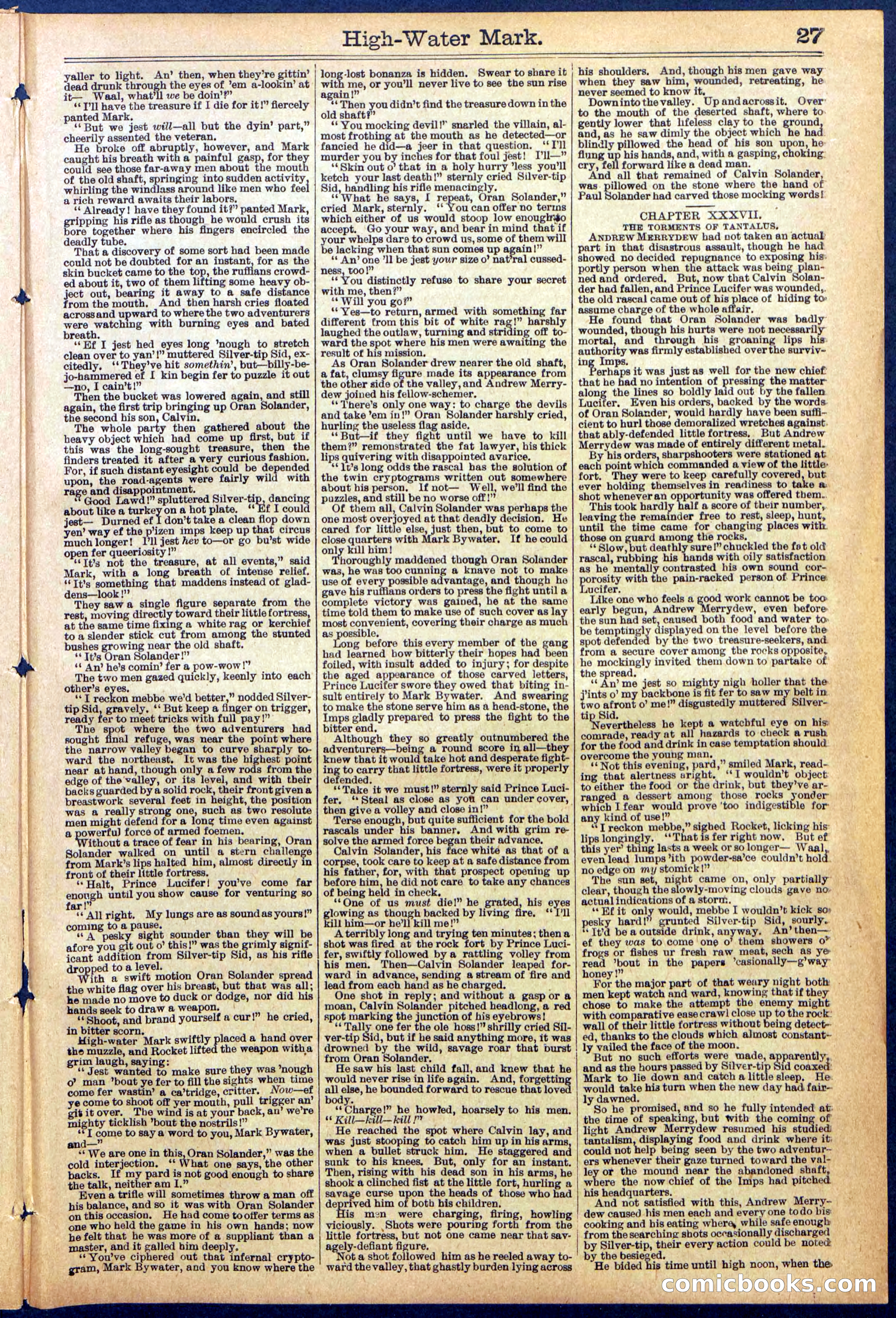 Beadle's New York Dime Library No. 870 — page 27 of 32