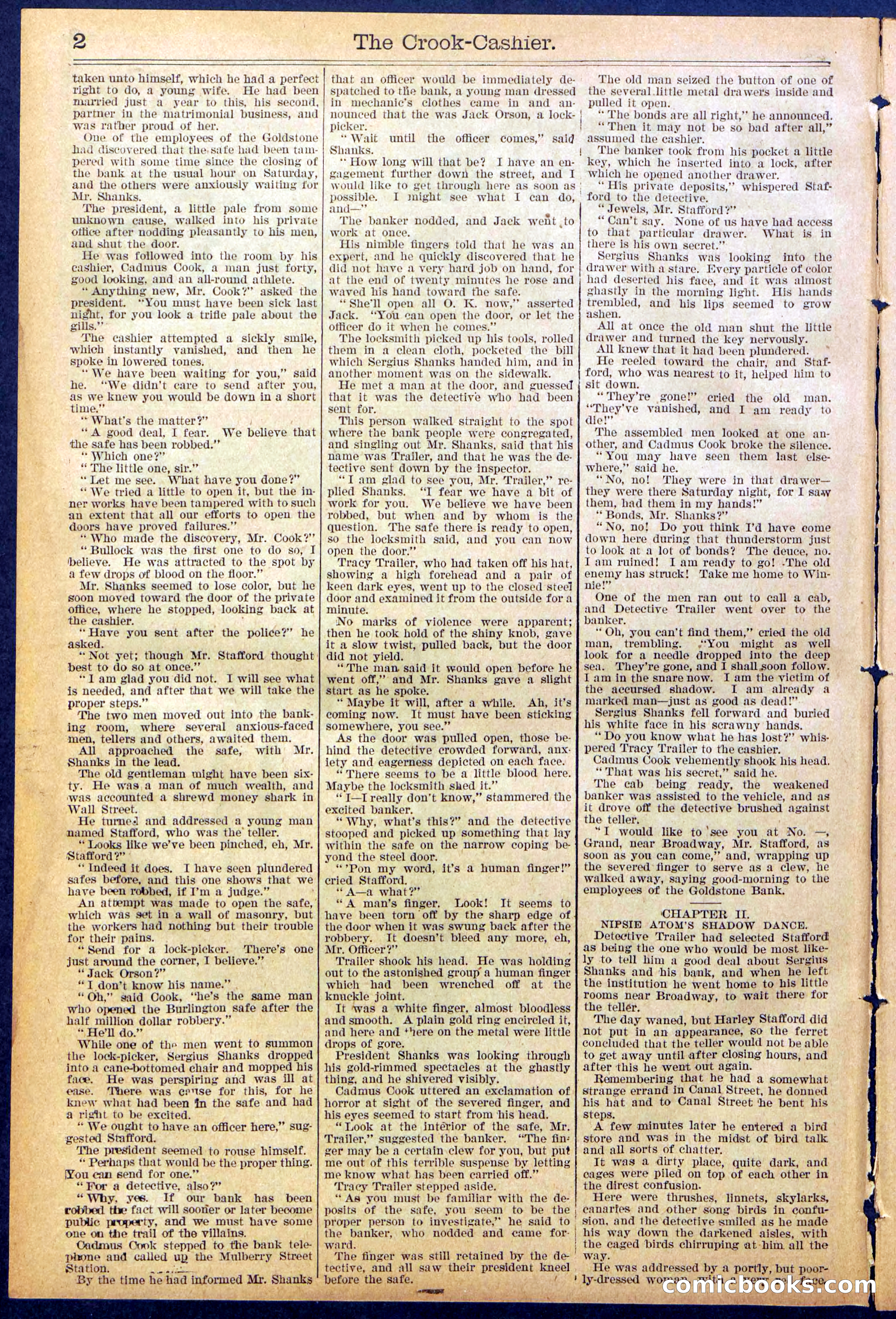 Beadle's New York Dime Library No. 871 — page 2 of 32
