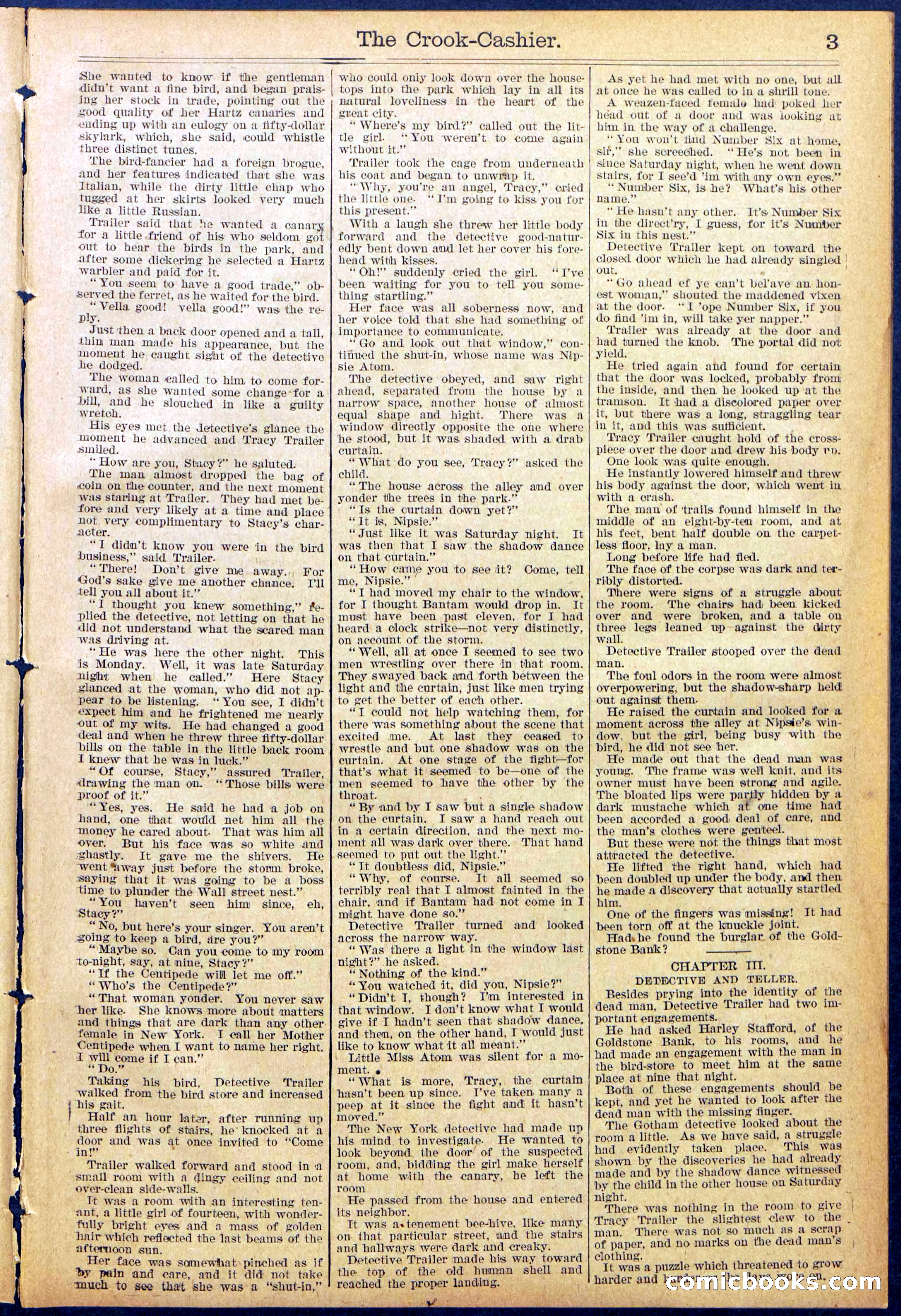 Beadle's New York Dime Library No. 871 — page 3 of 32