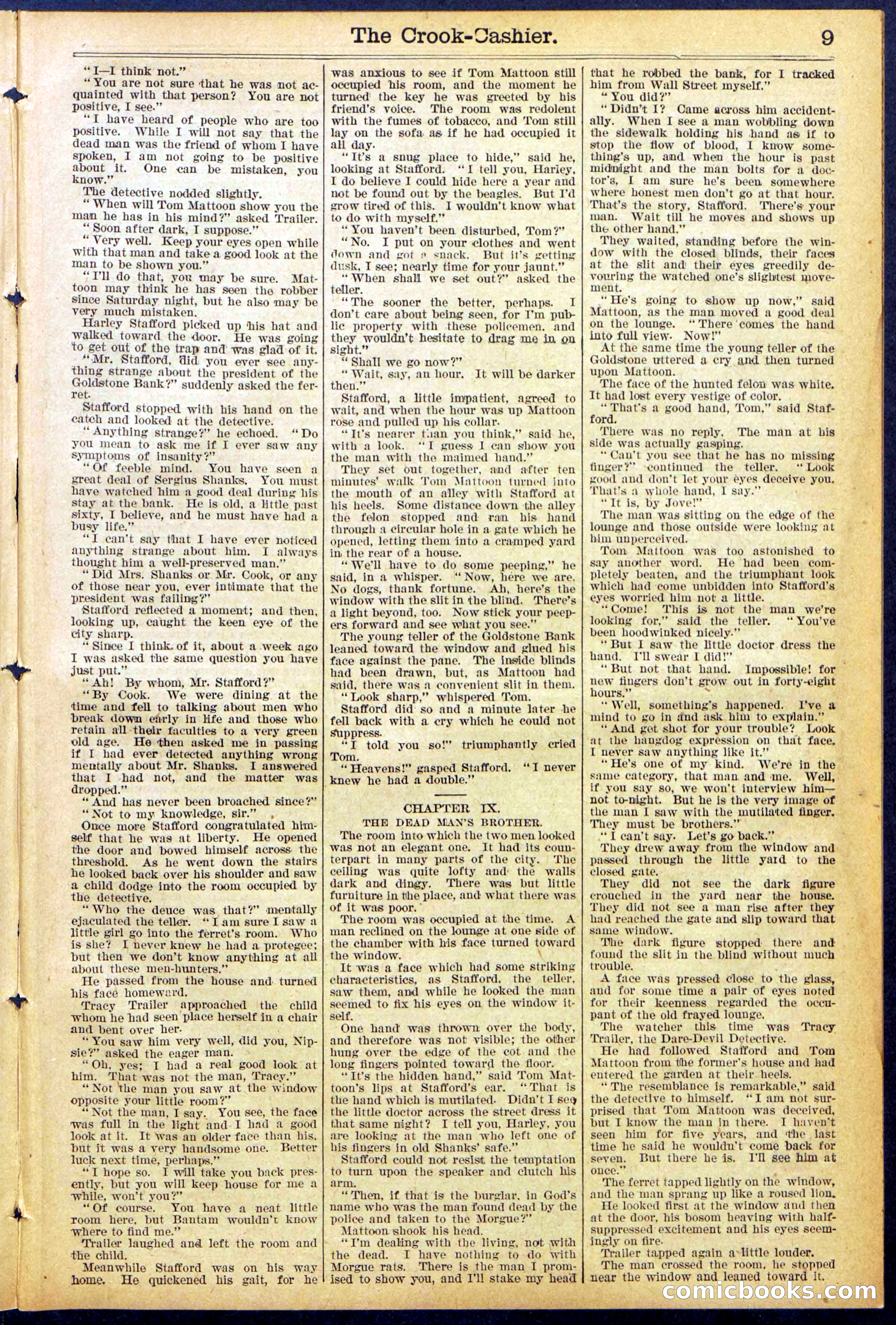 Beadle's New York Dime Library No. 871 — page 9 of 32