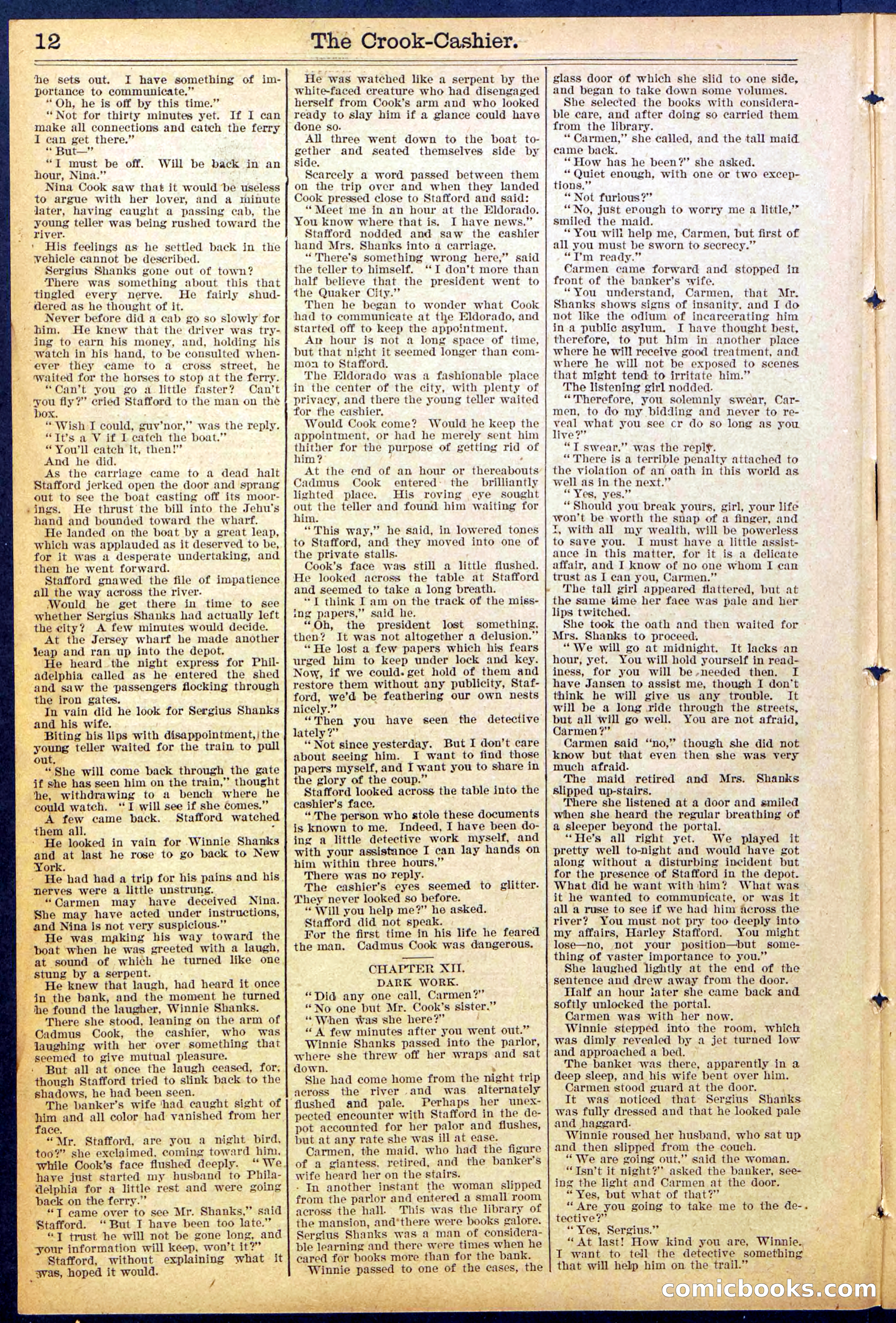 Beadle's New York Dime Library No. 871 — page 12 of 32