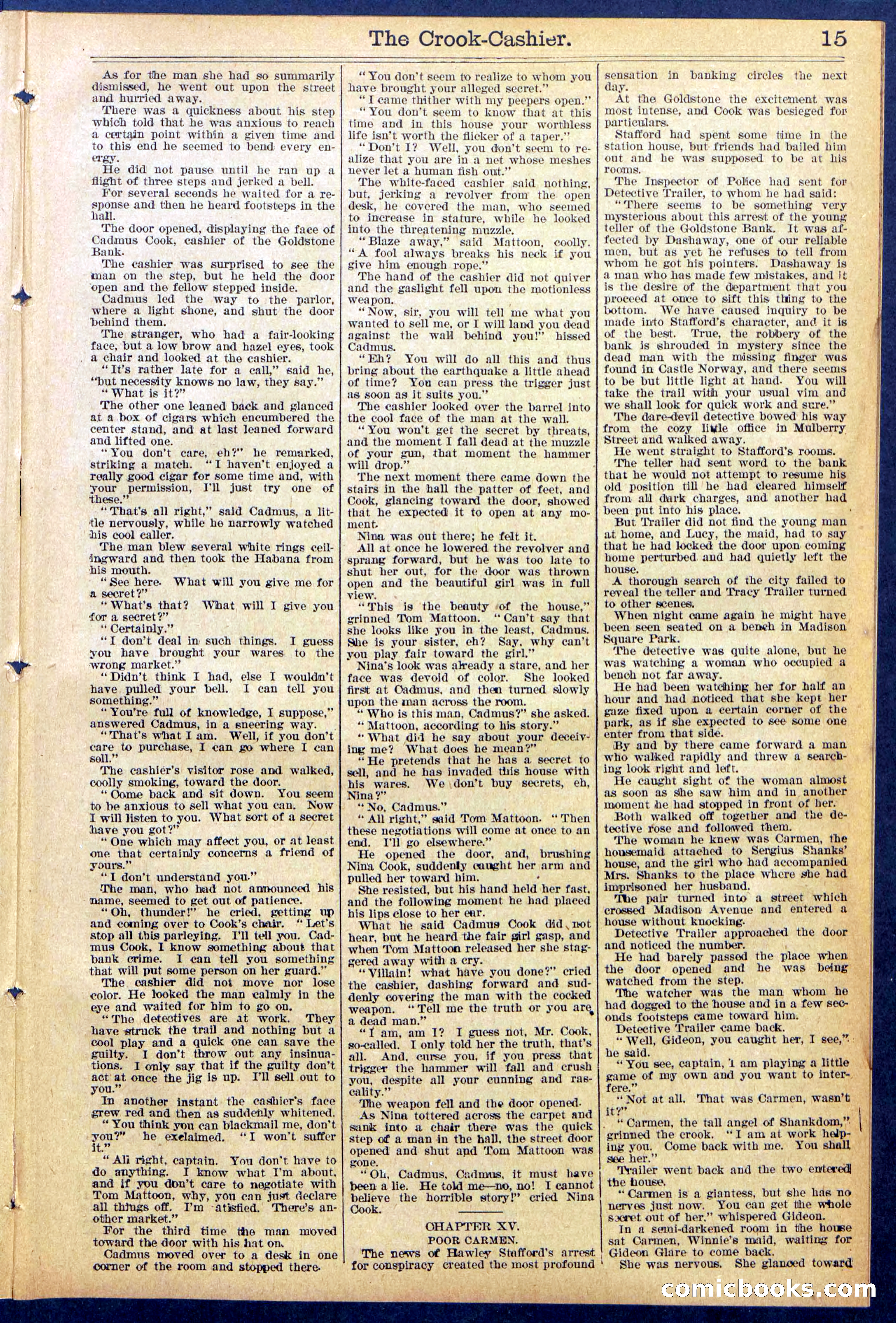Beadle's New York Dime Library No. 871 — page 15 of 32