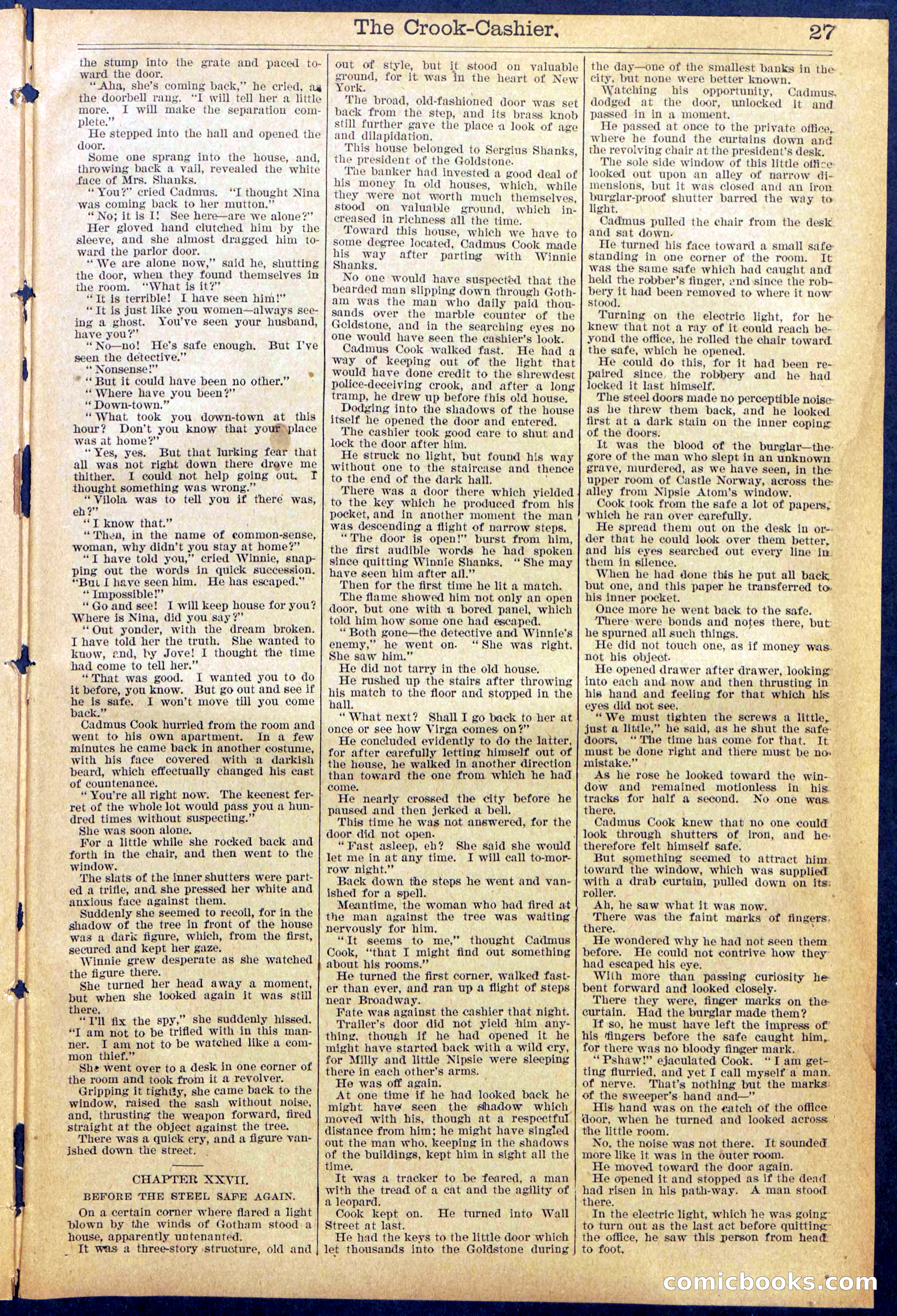 Beadle's New York Dime Library No. 871 — page 27 of 32