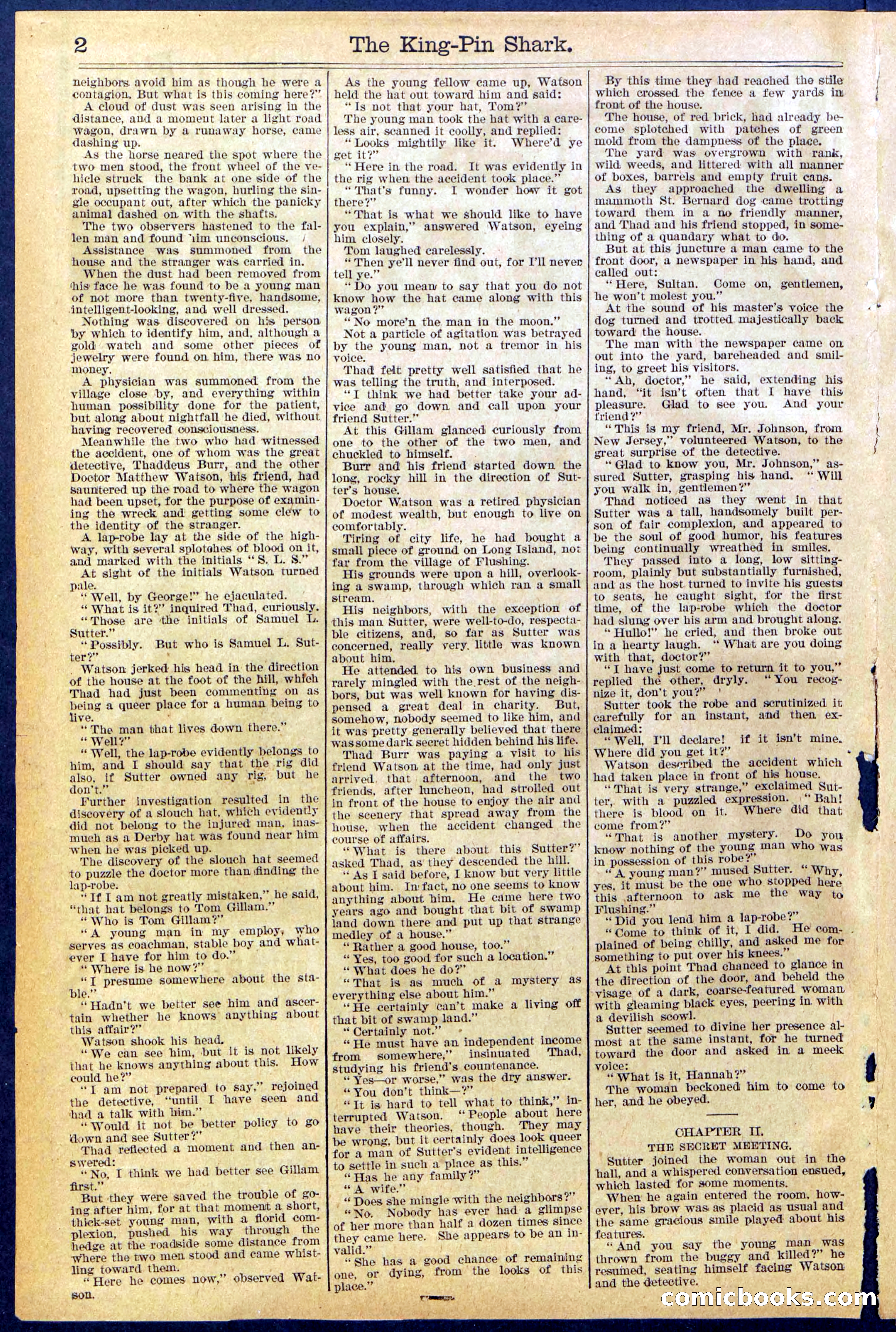 Beadle's Dime Library No. 872 — page 2 of 31