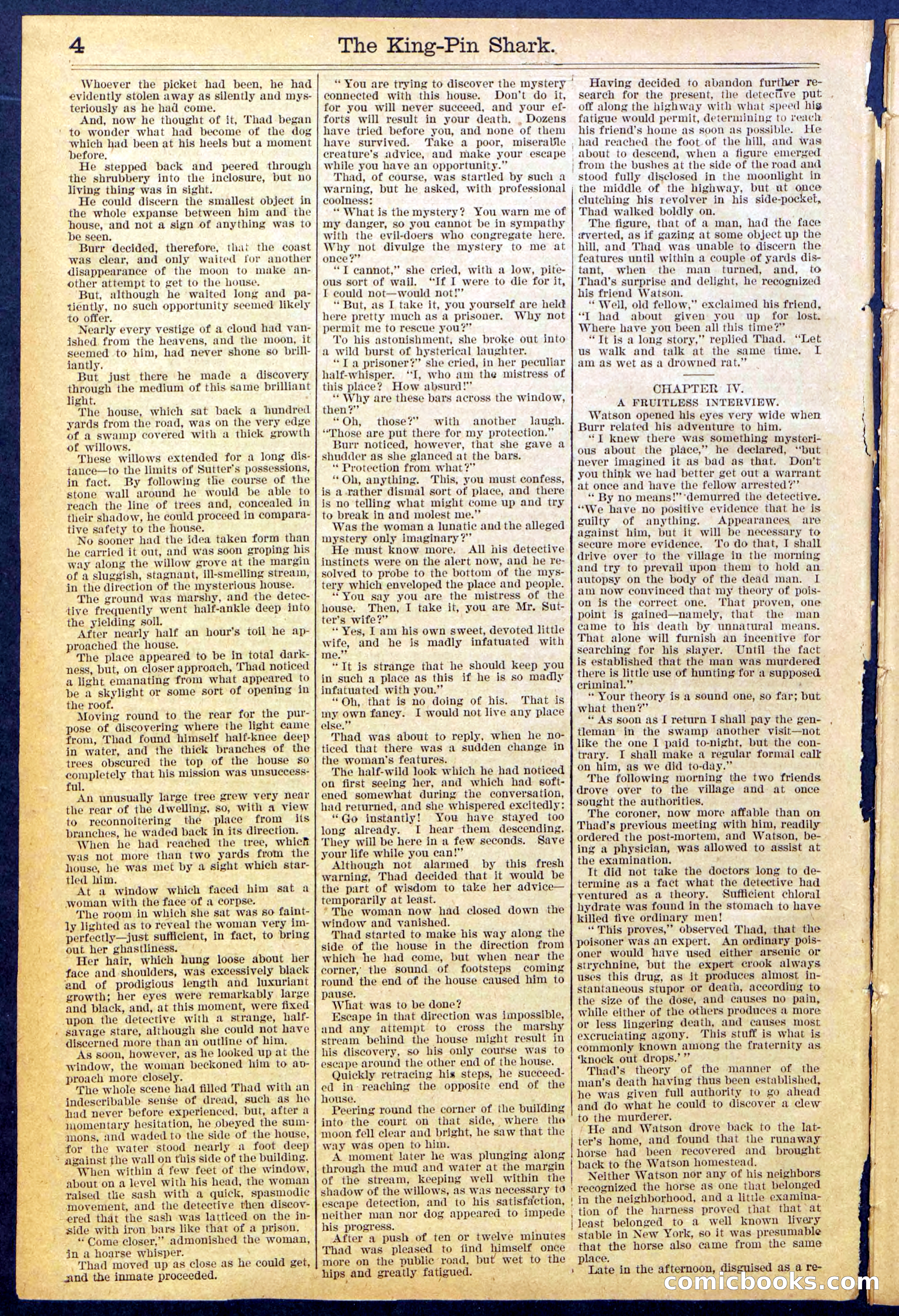 Beadle's Dime Library No. 872 — page 4 of 31
