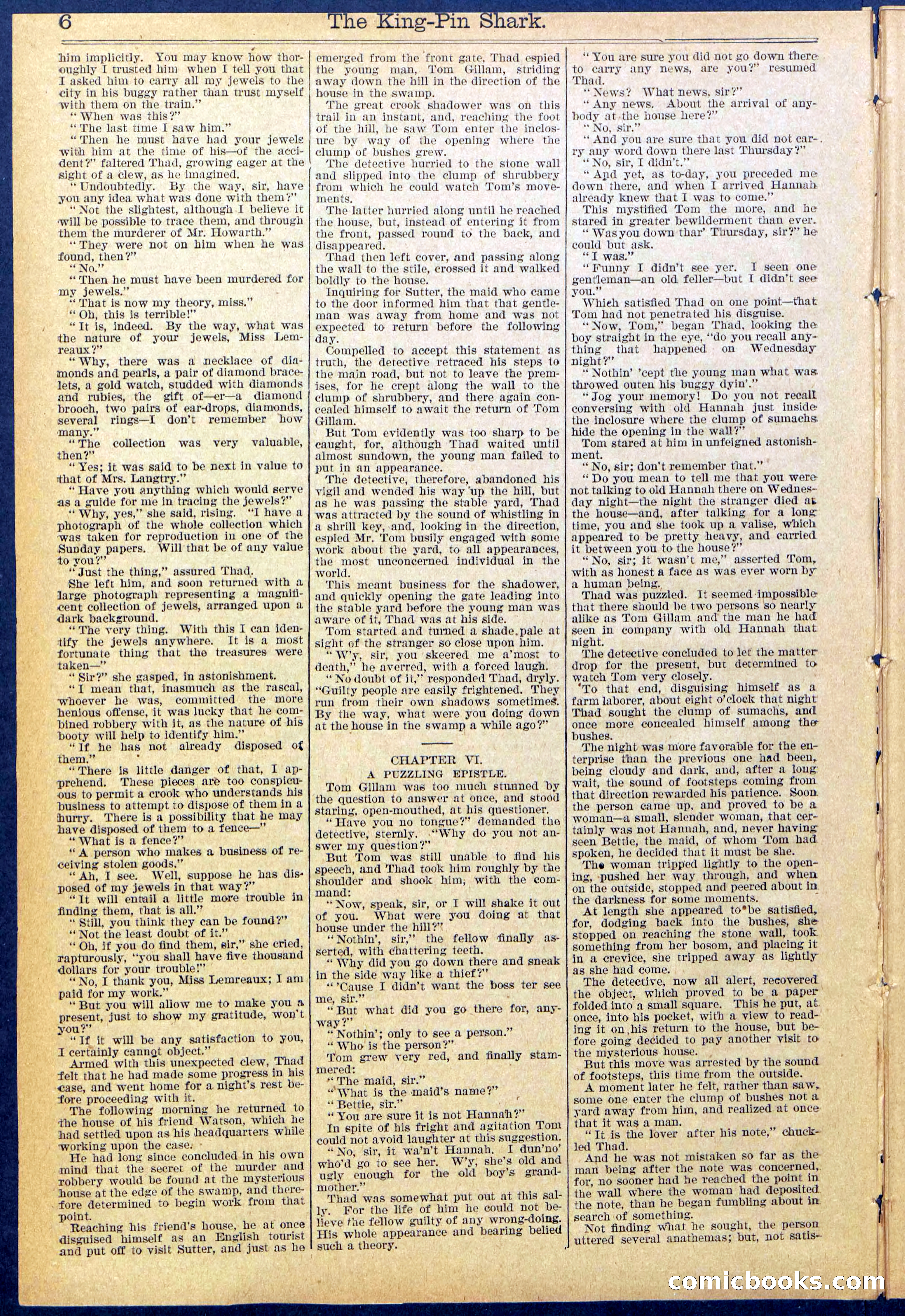 Beadle's Dime Library No. 872 — page 6 of 31