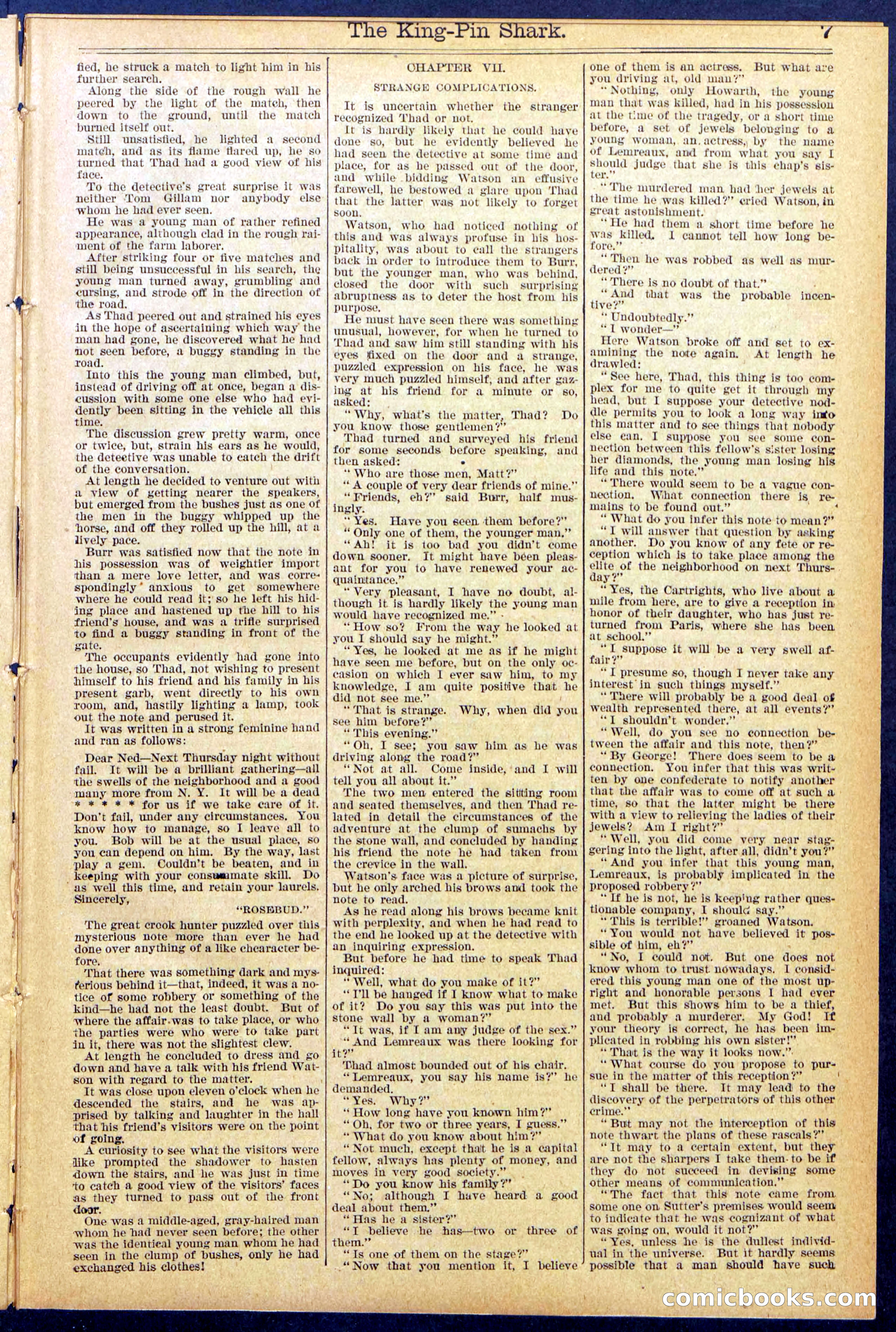 Beadle's Dime Library No. 872 — page 7 of 31
