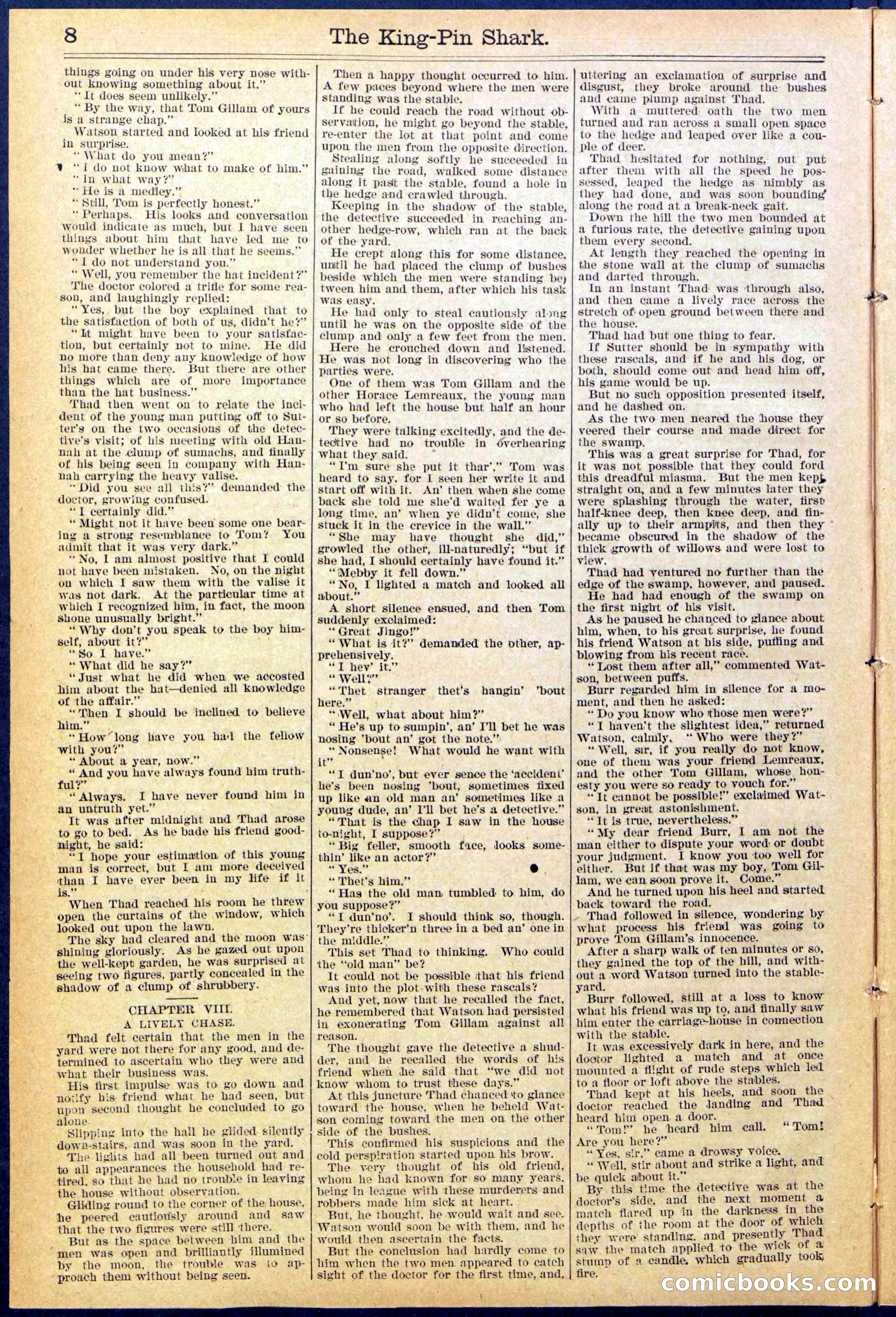 Beadle's Dime Library No. 872 — page 8 of 31
