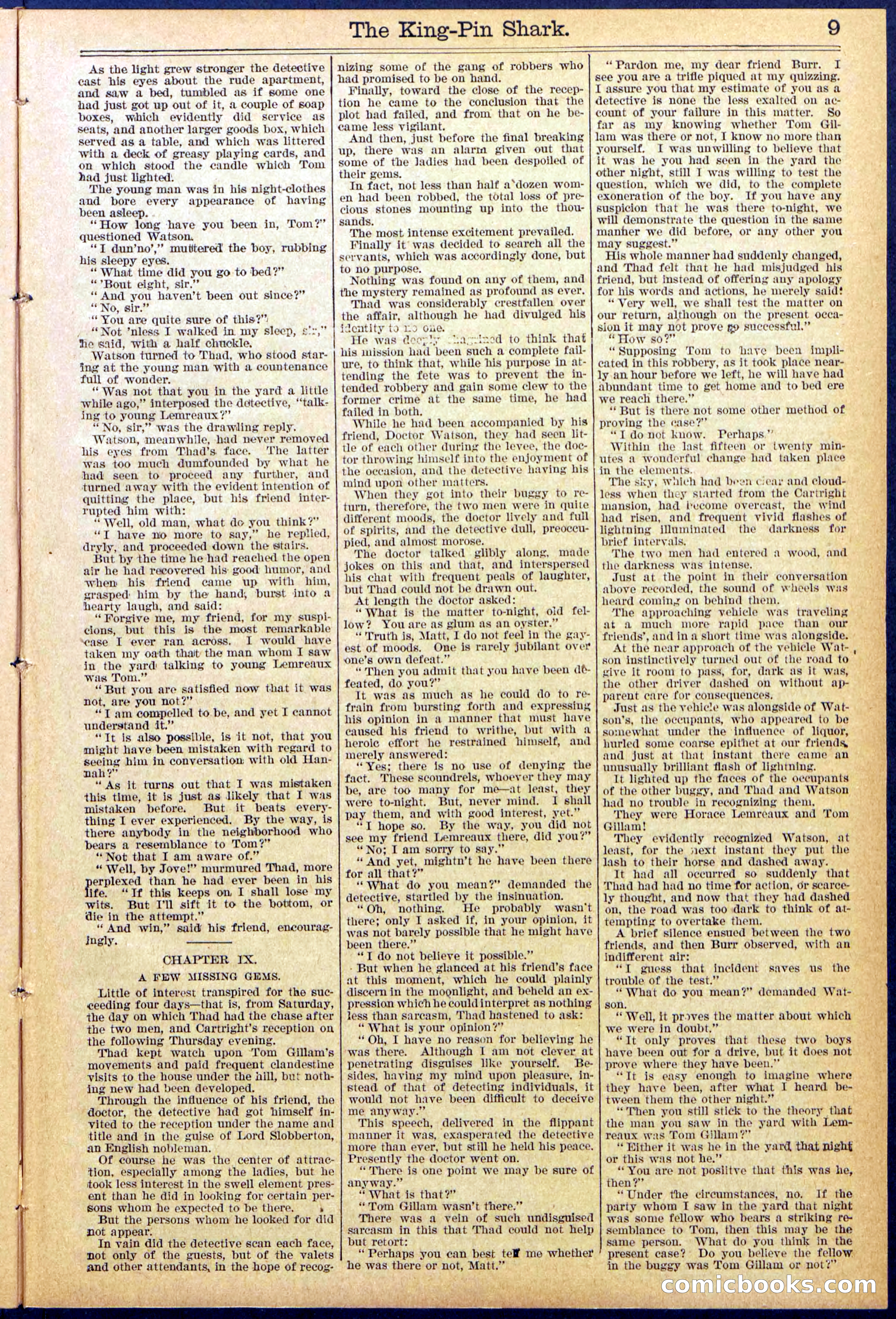 Beadle's Dime Library No. 872 — page 9 of 31