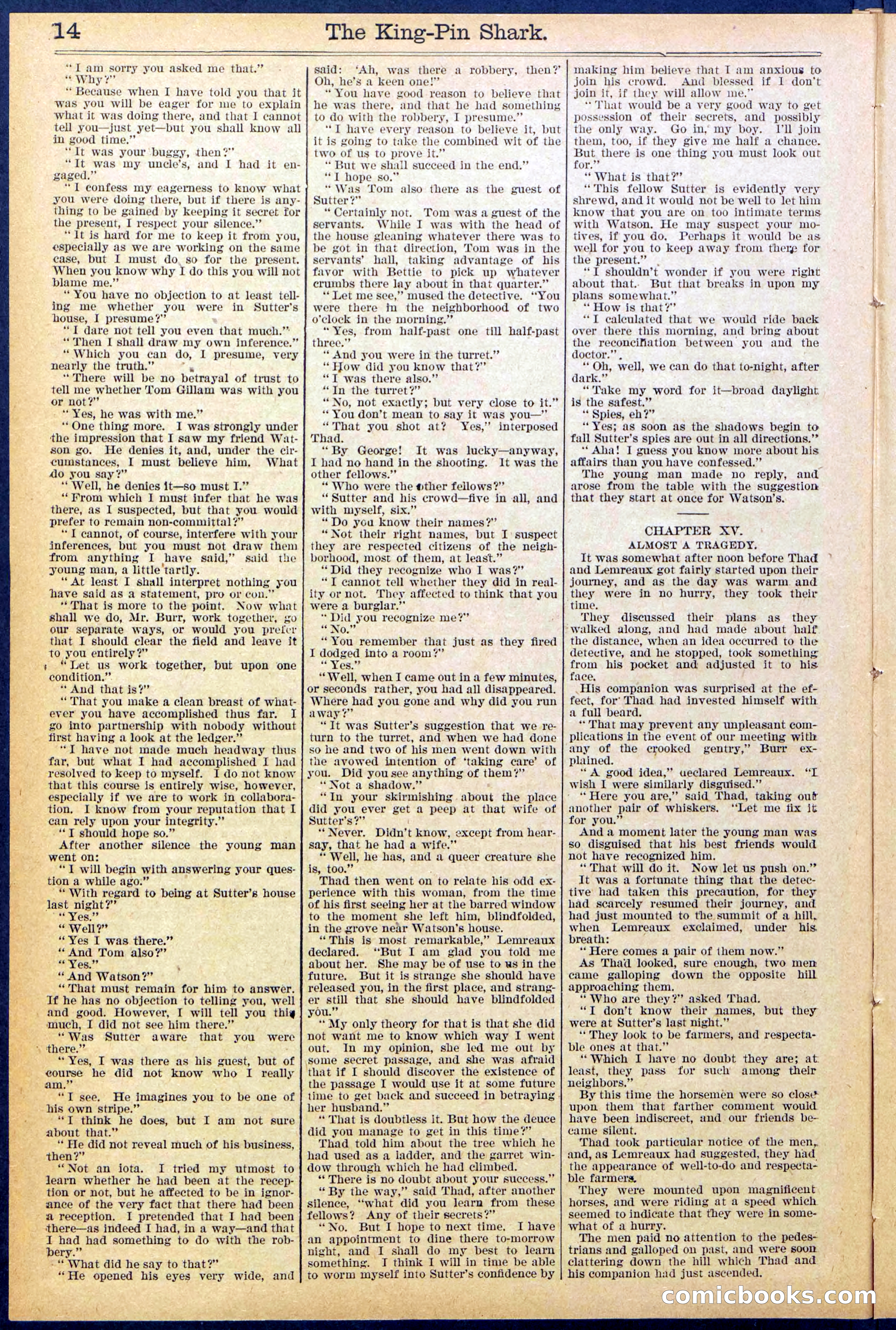 Beadle's Dime Library No. 872 — page 14 of 31