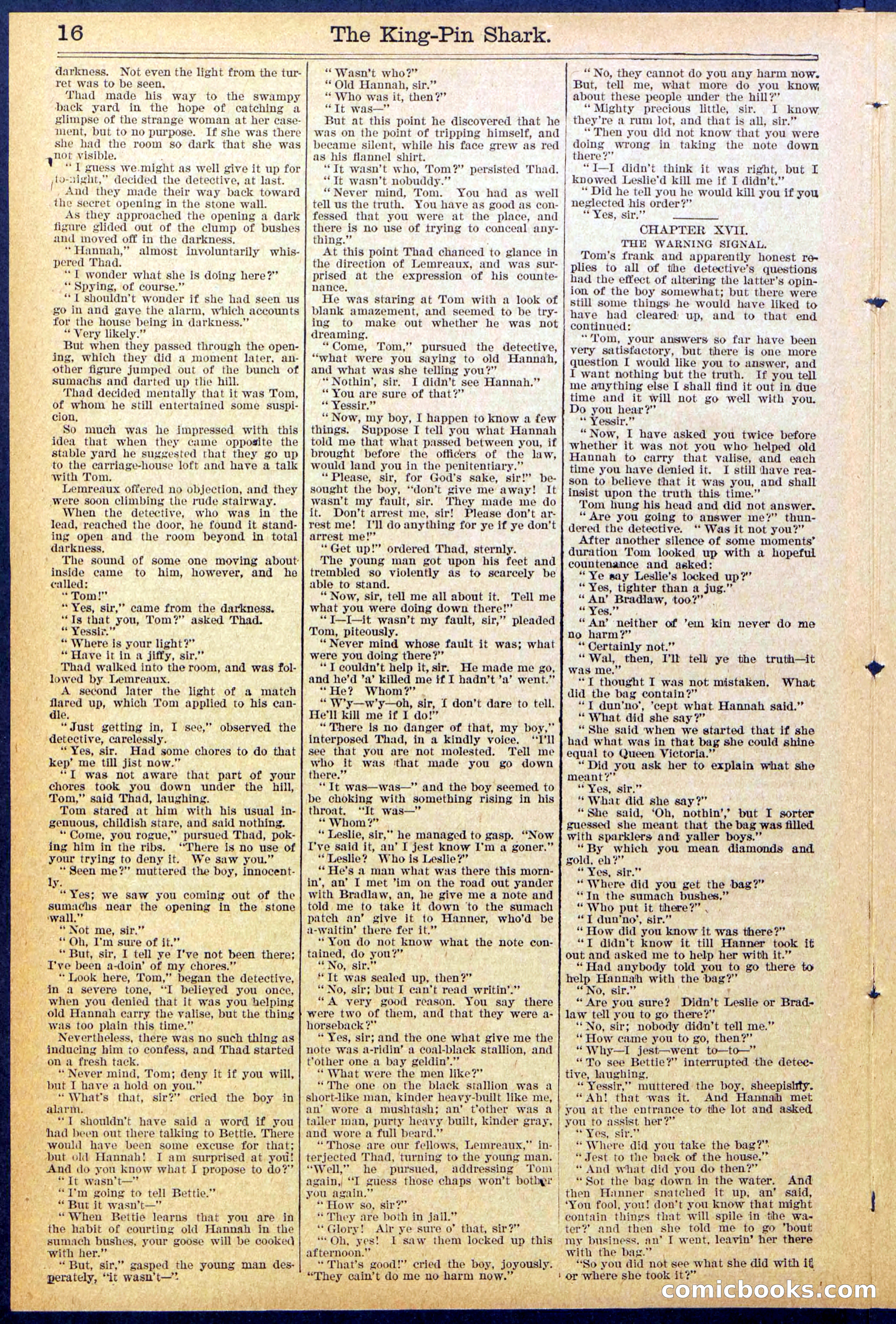 Beadle's Dime Library No. 872 — page 16 of 31