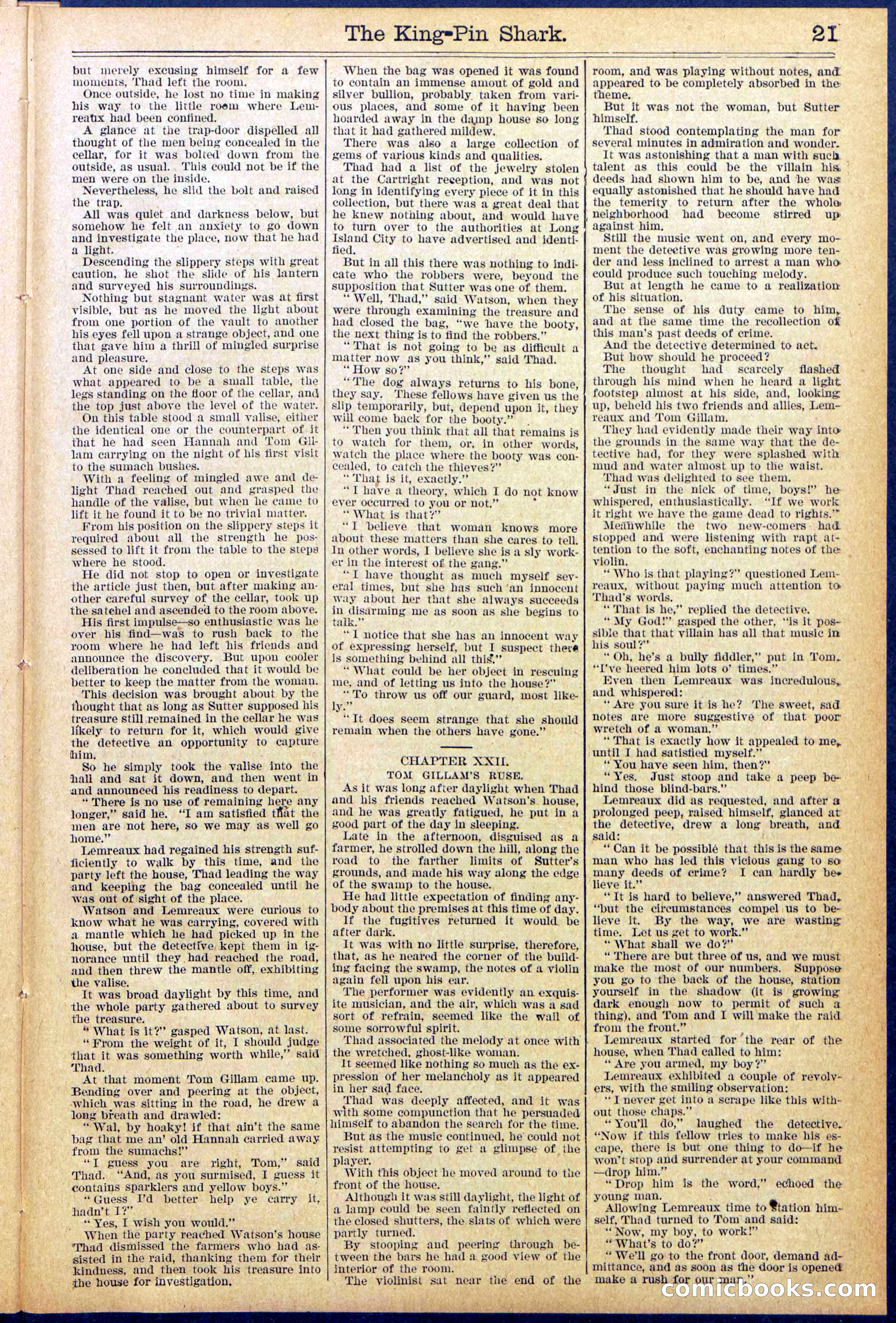 Beadle's Dime Library No. 872 — page 21 of 31