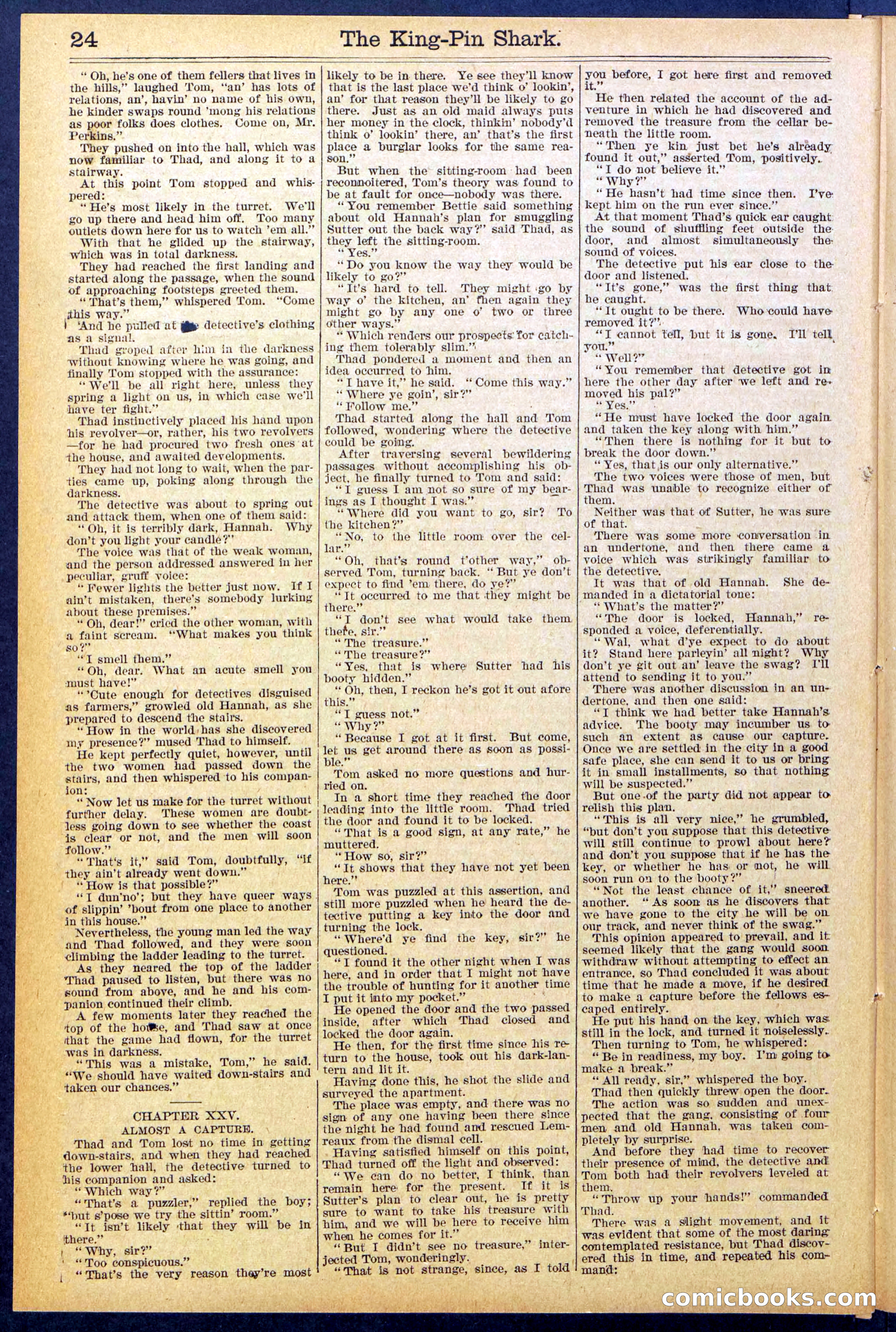 Beadle's Dime Library No. 872 — page 24 of 31